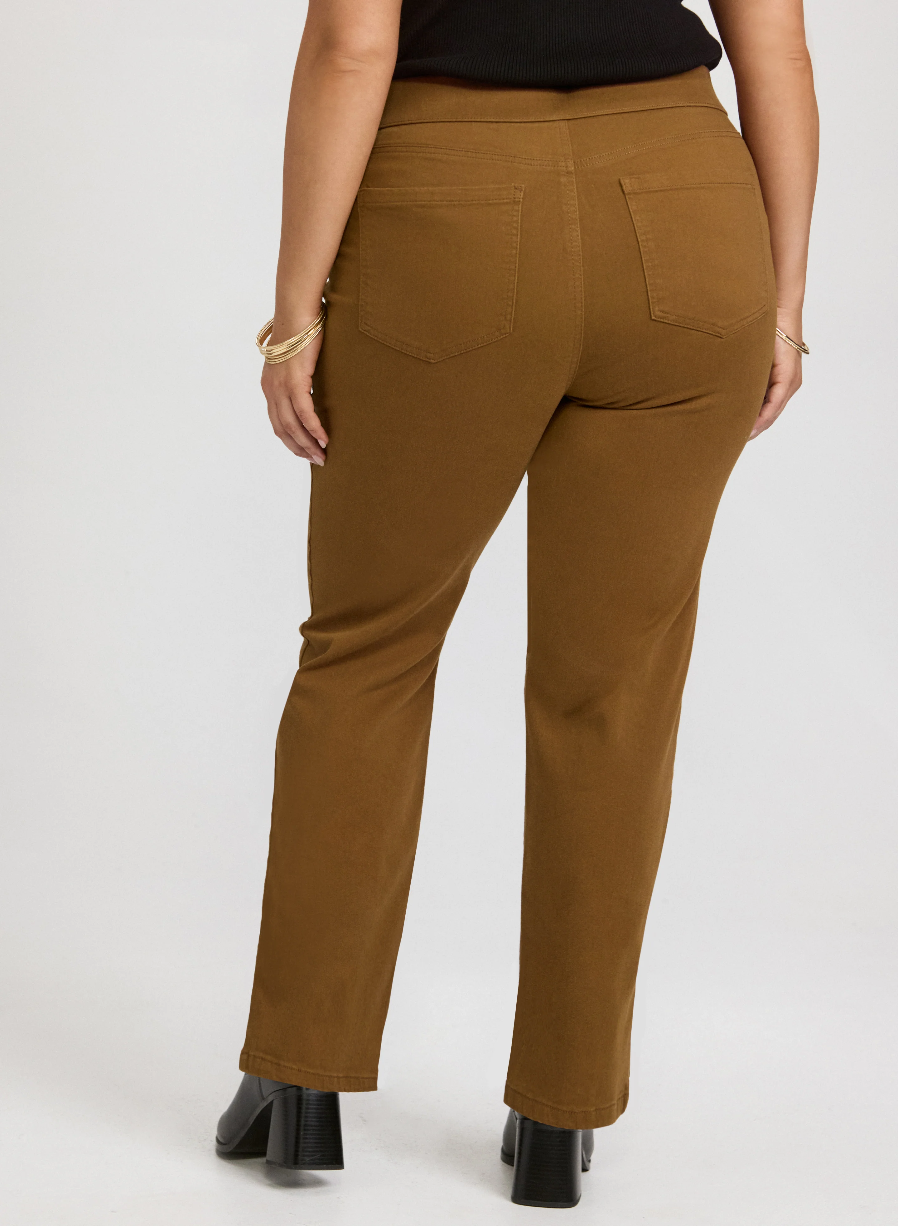 Pull-On Denim Pants - Image 8