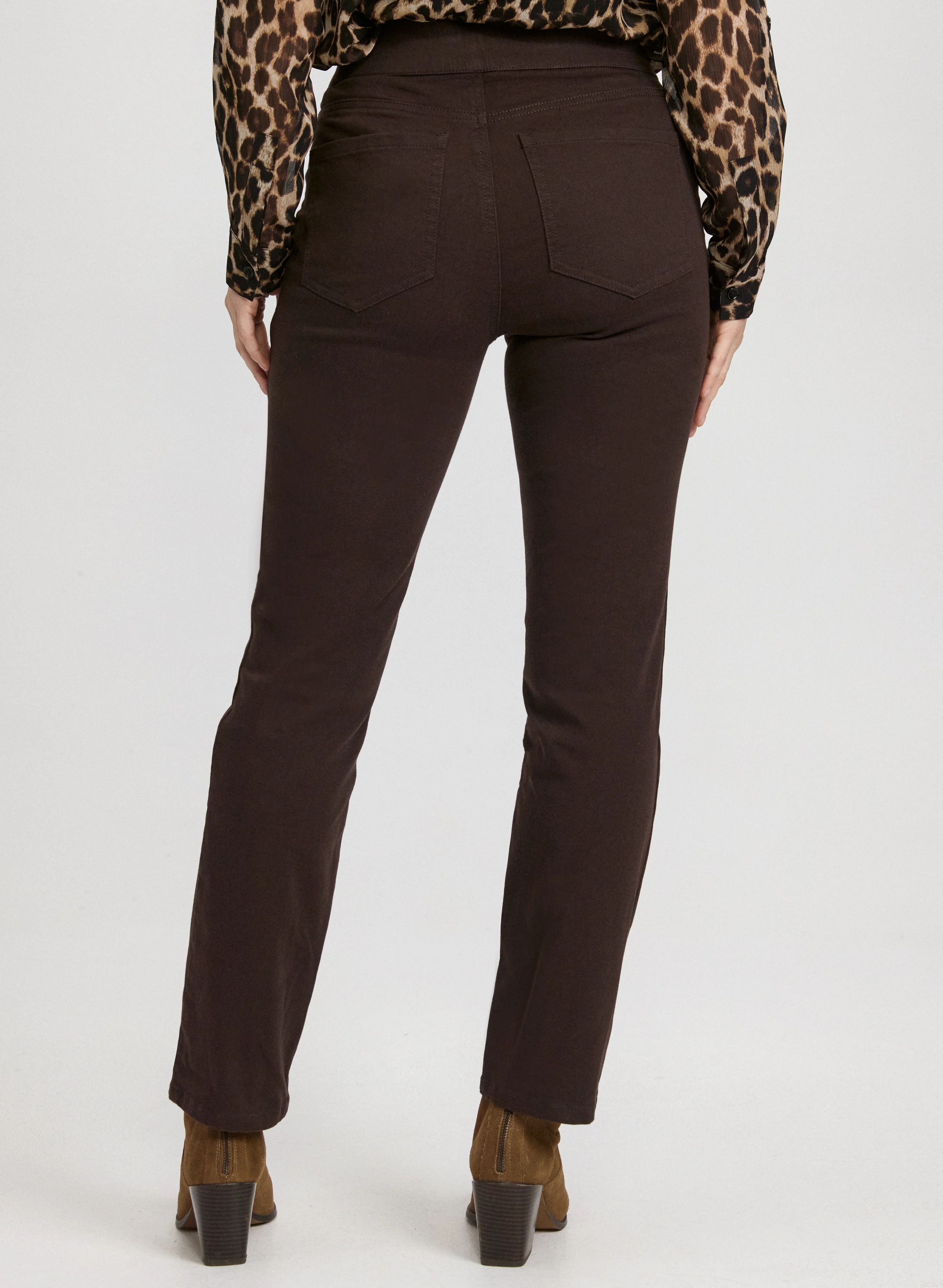 Pull-On Denim Pants - Image 2