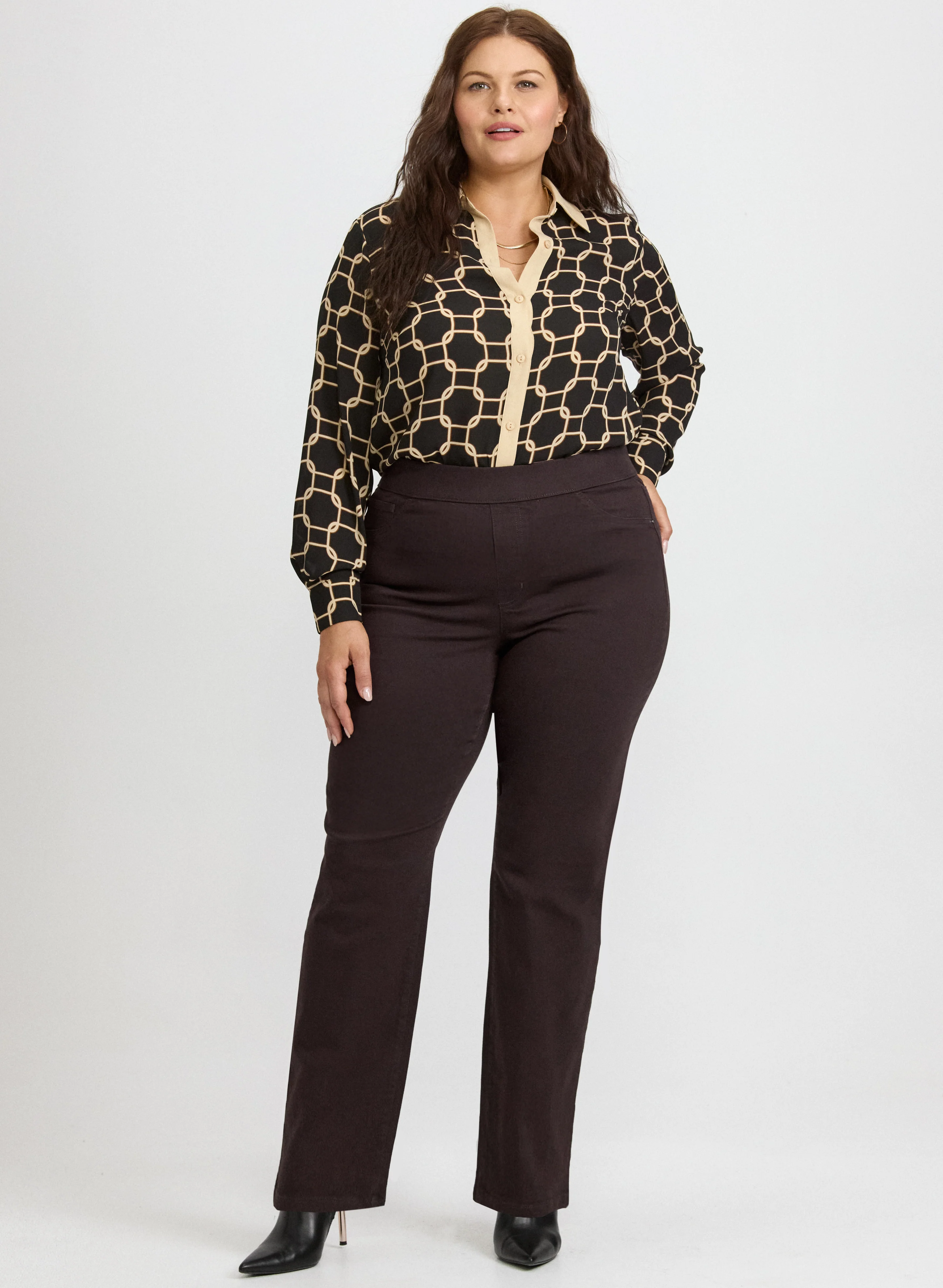 Pull-On Denim Pants - Image 6