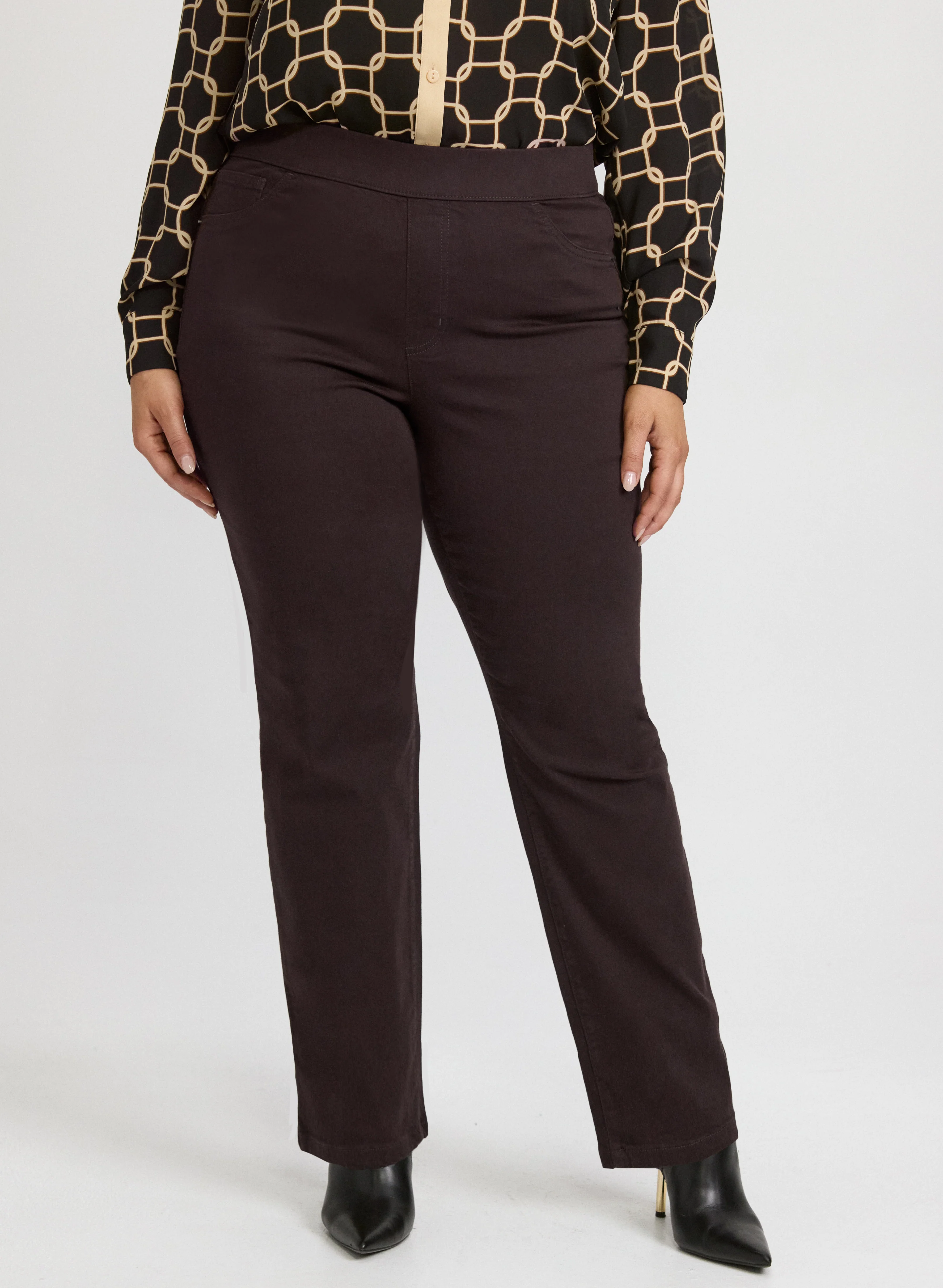 Pull-On Denim Pants - Image 7