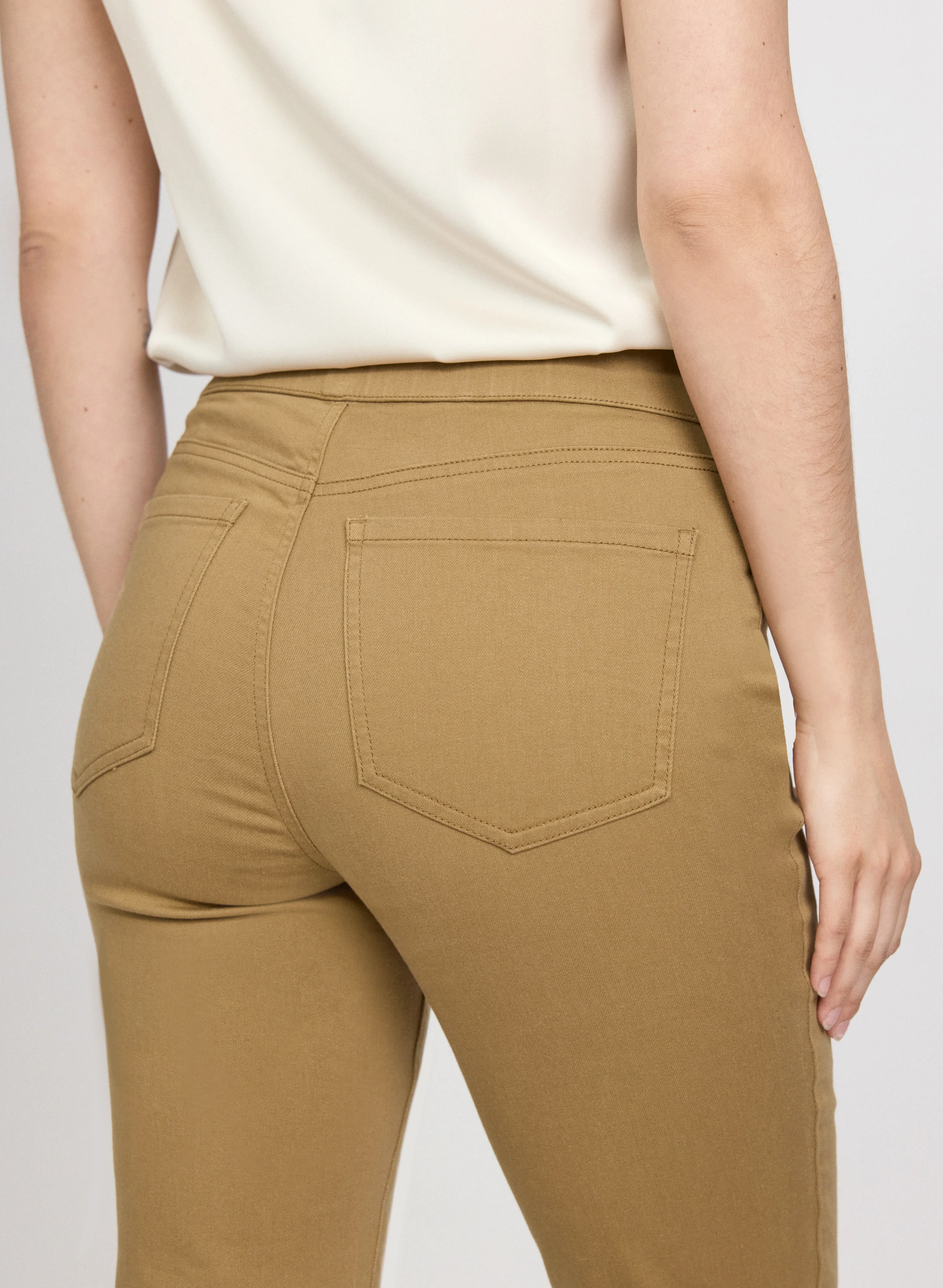 Pull-On Denim Pants - Image 5