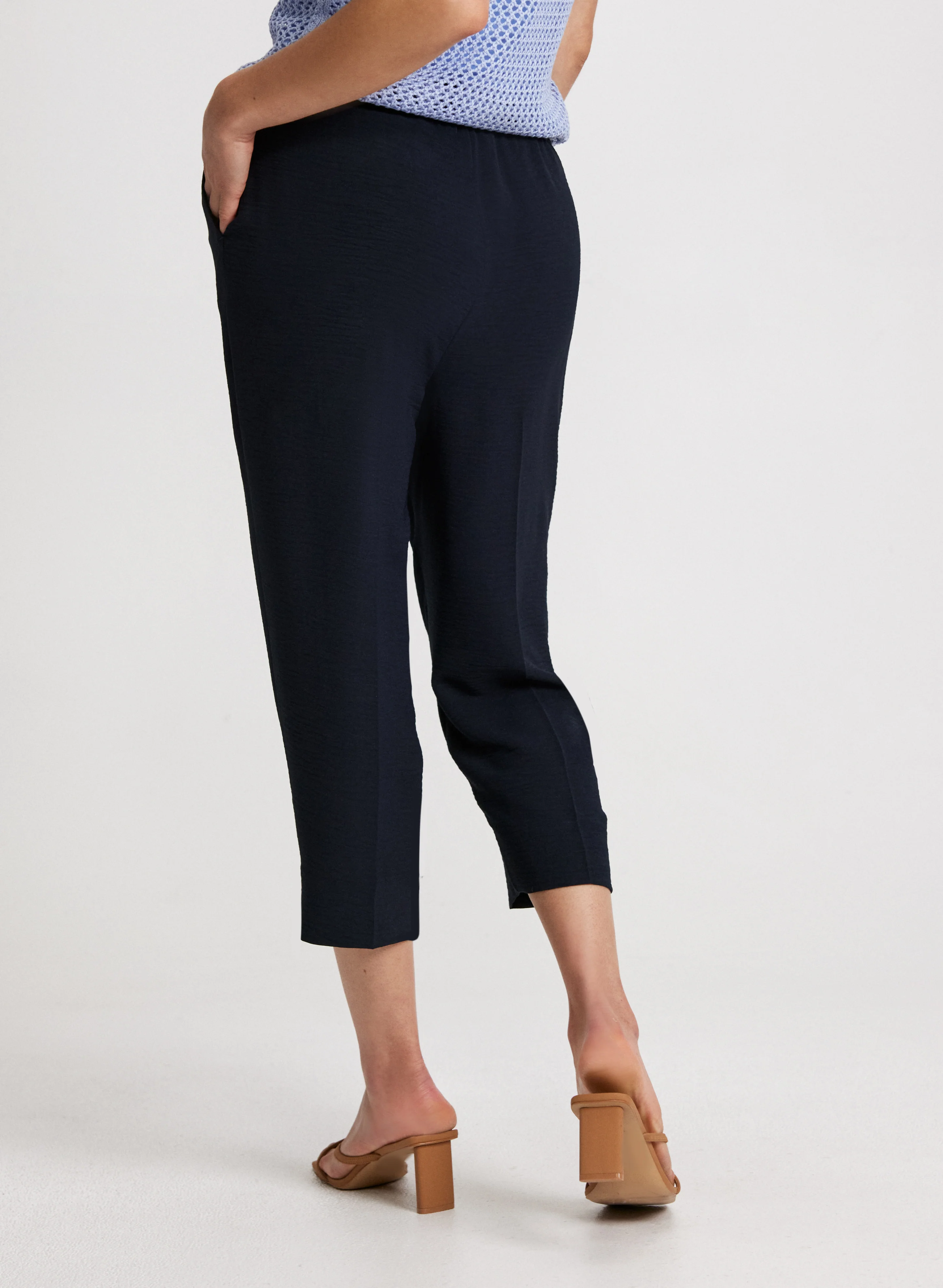 Pull-On Drawstring Capris - Image 2
