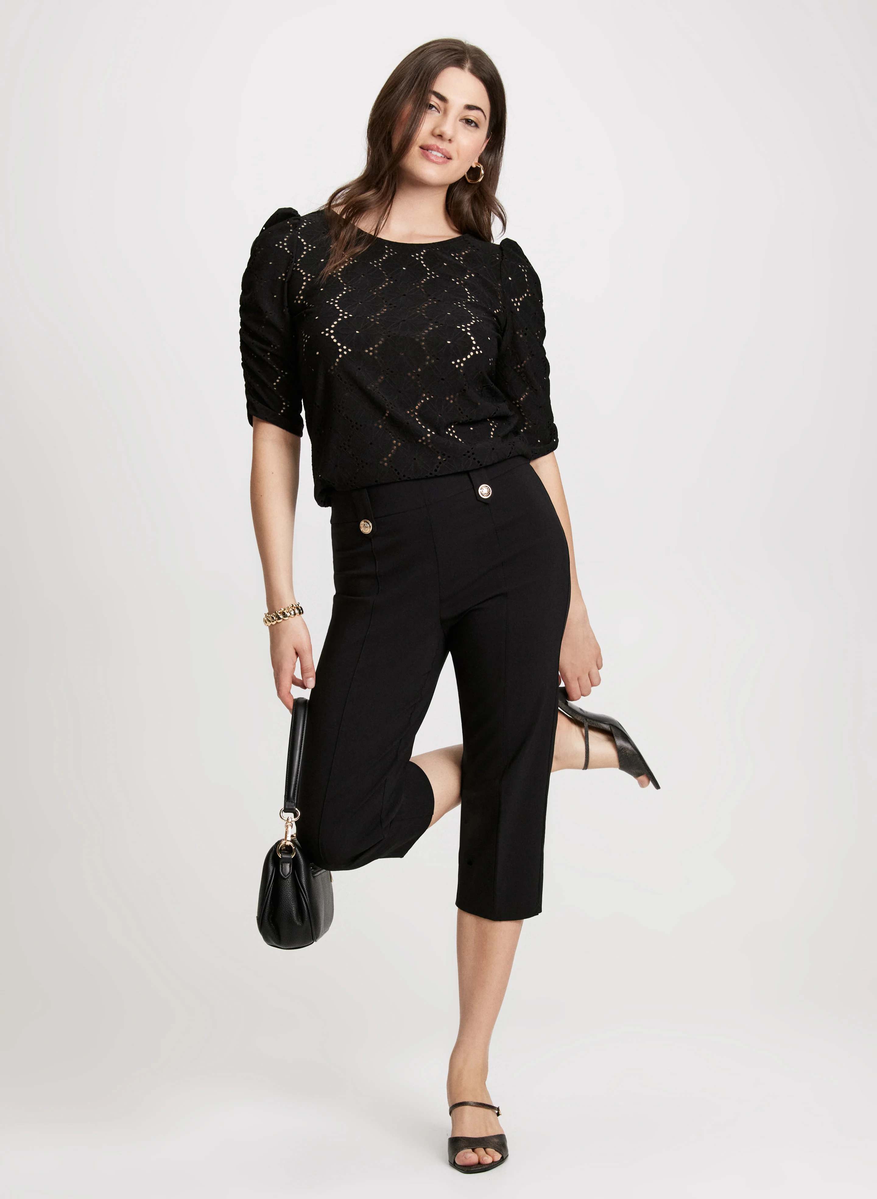Straight Leg Pull-On Capris - Image 4