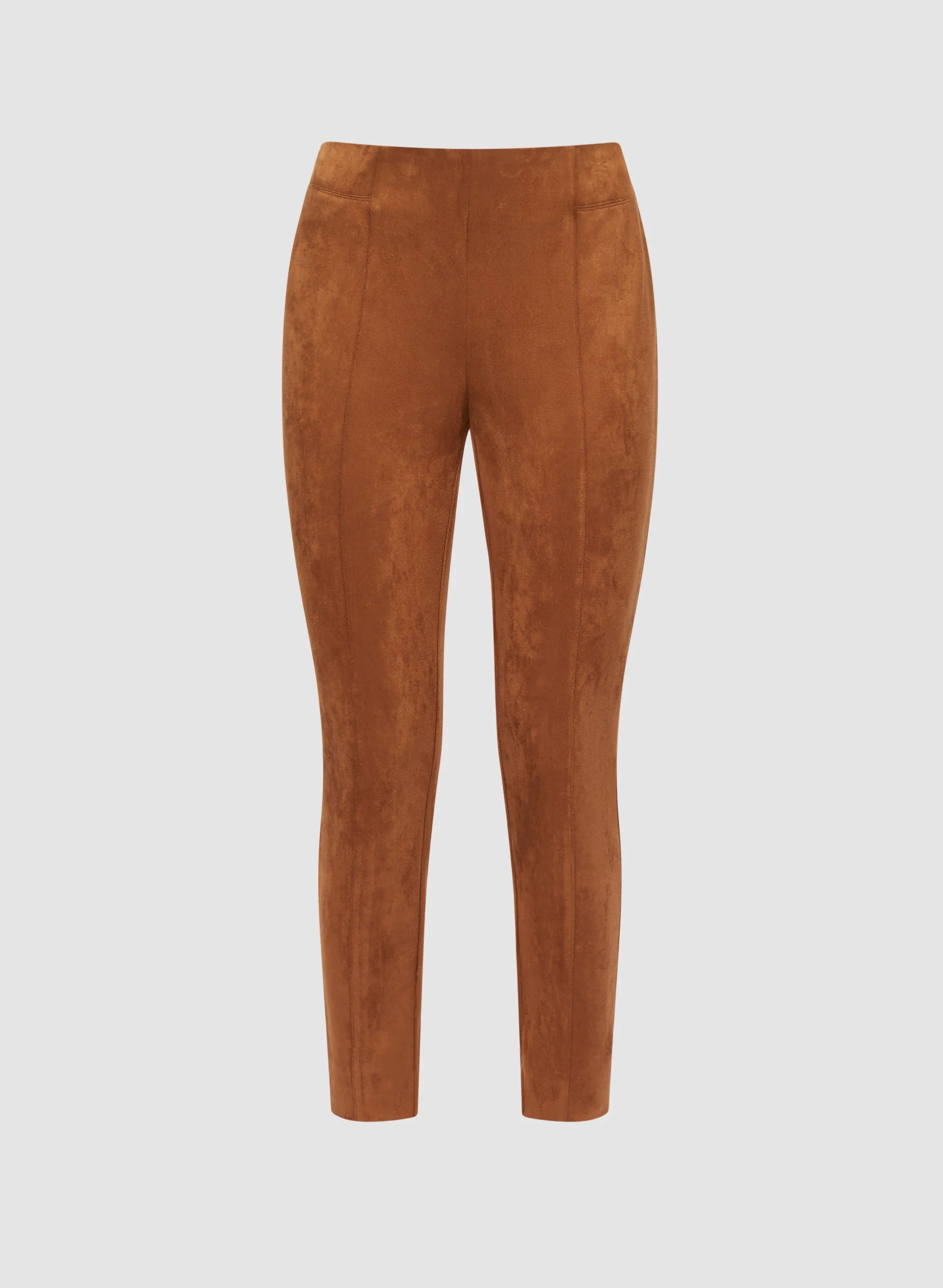 Pull-on Faux Suede Leggings - Image 5