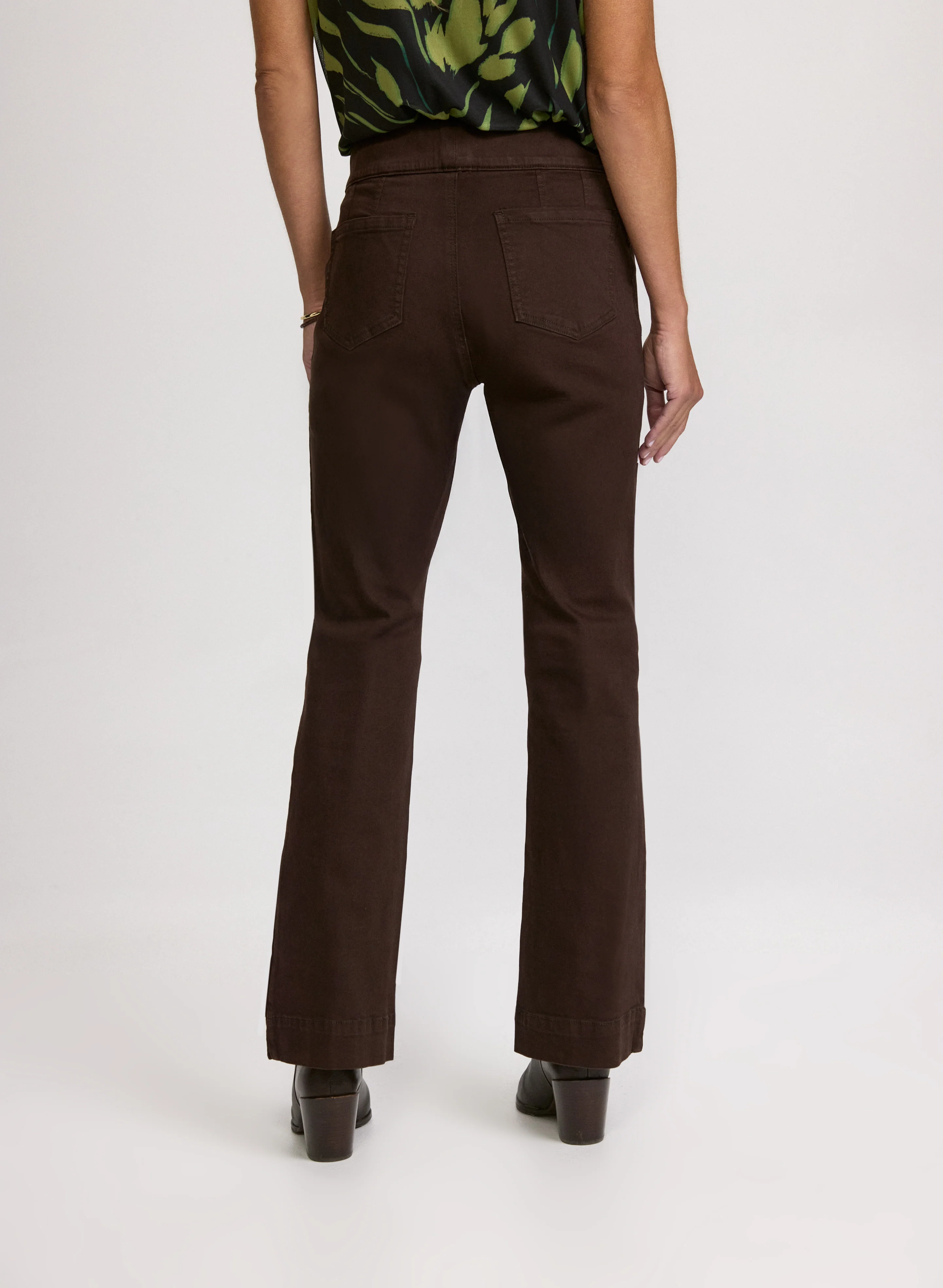 Pull-on Flare-Leg Jeans - Image 2