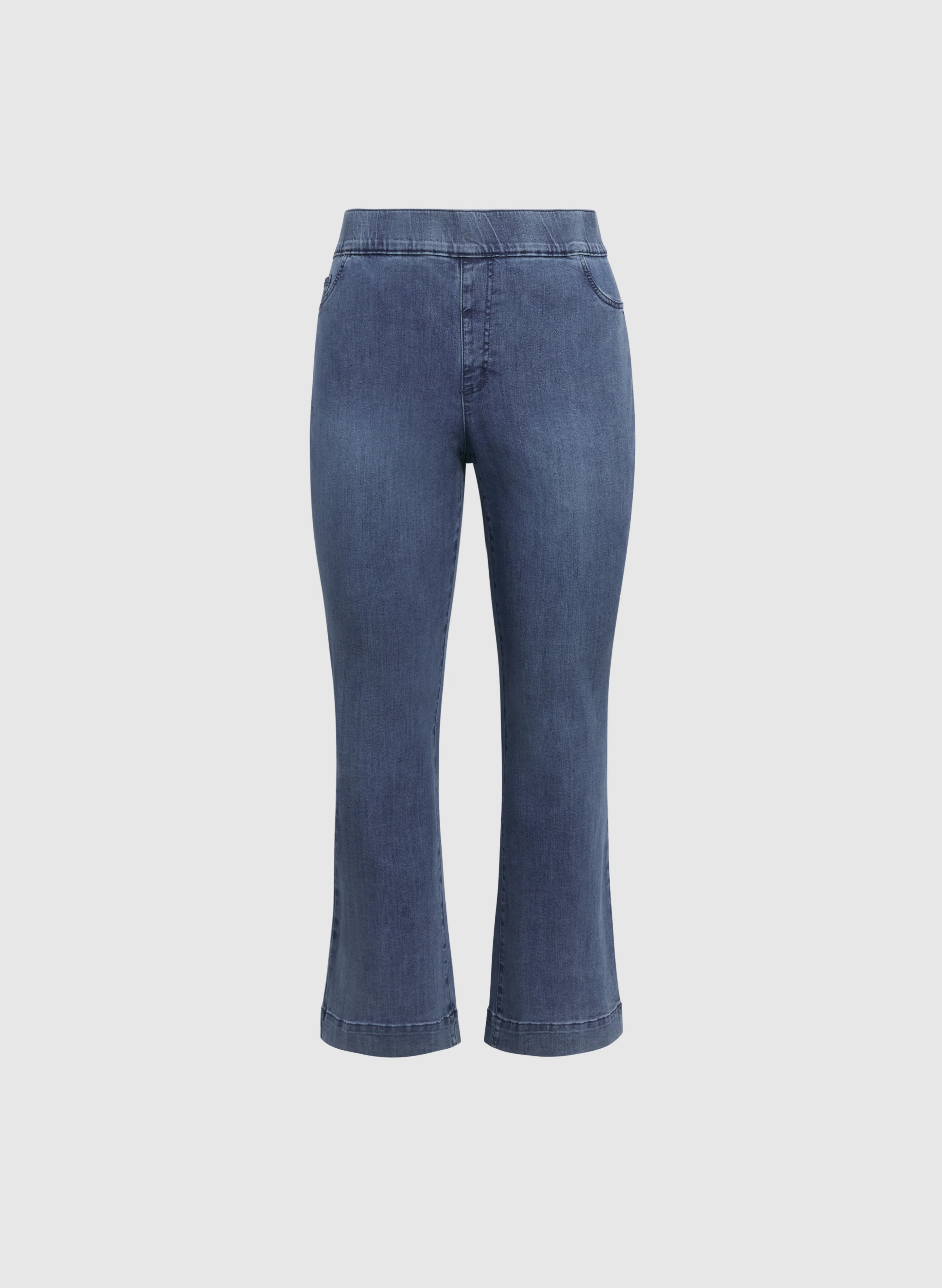 Pull-On Flare-Leg Jeans - Image 6