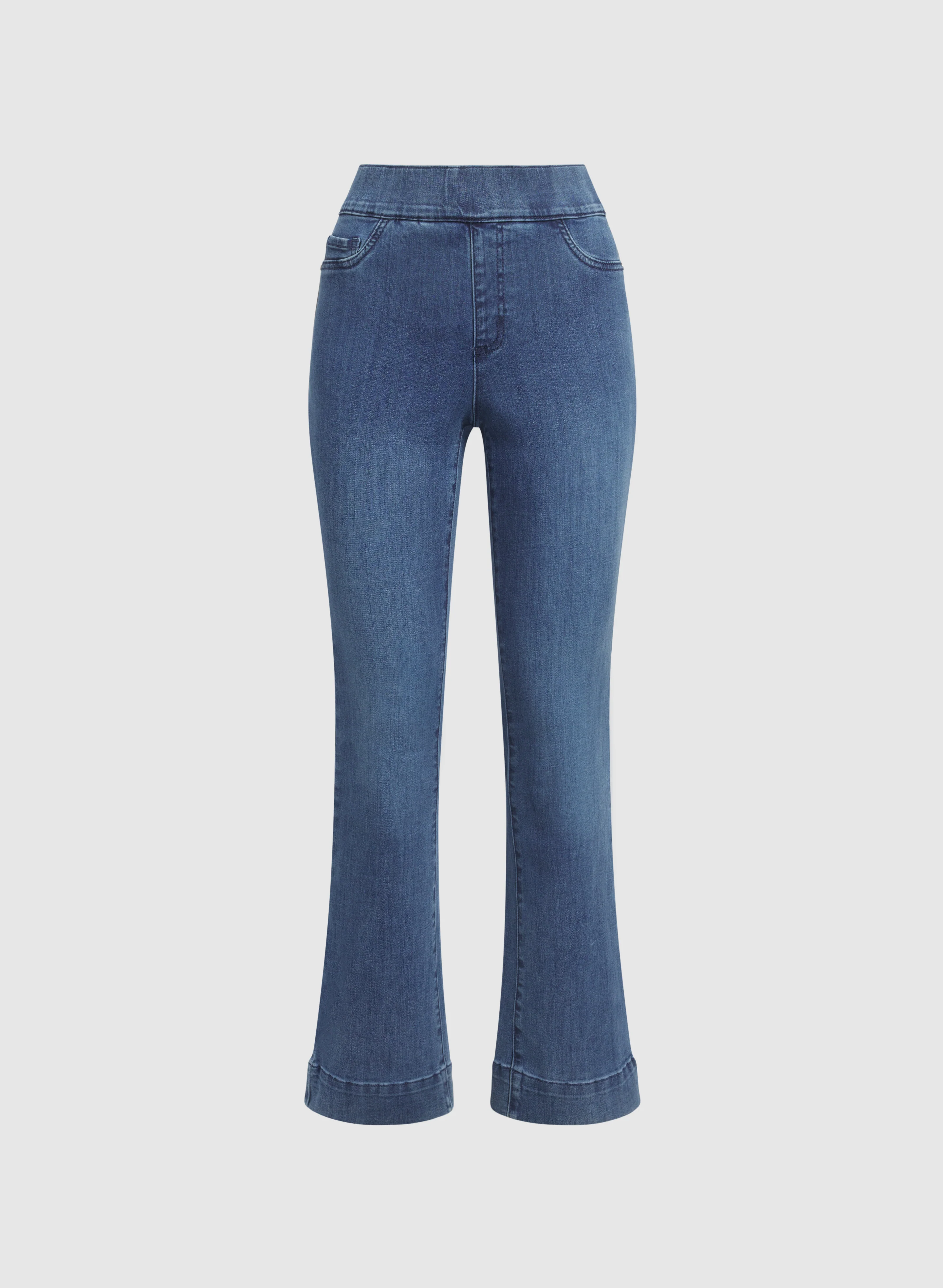 Pull-On Flare-Leg Jeans - Image 6