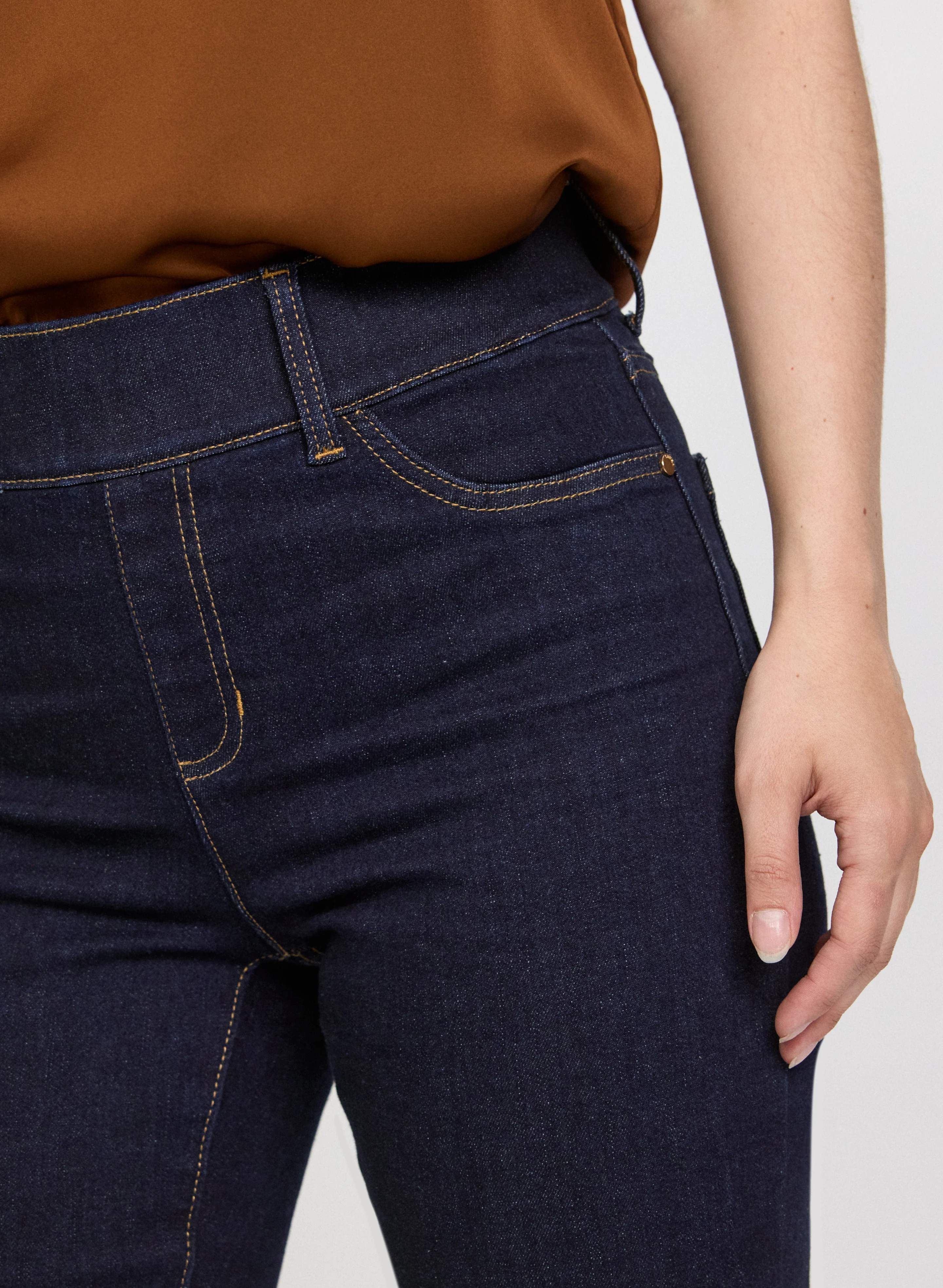 Pull-On Flare-Leg Jeans - Image 5