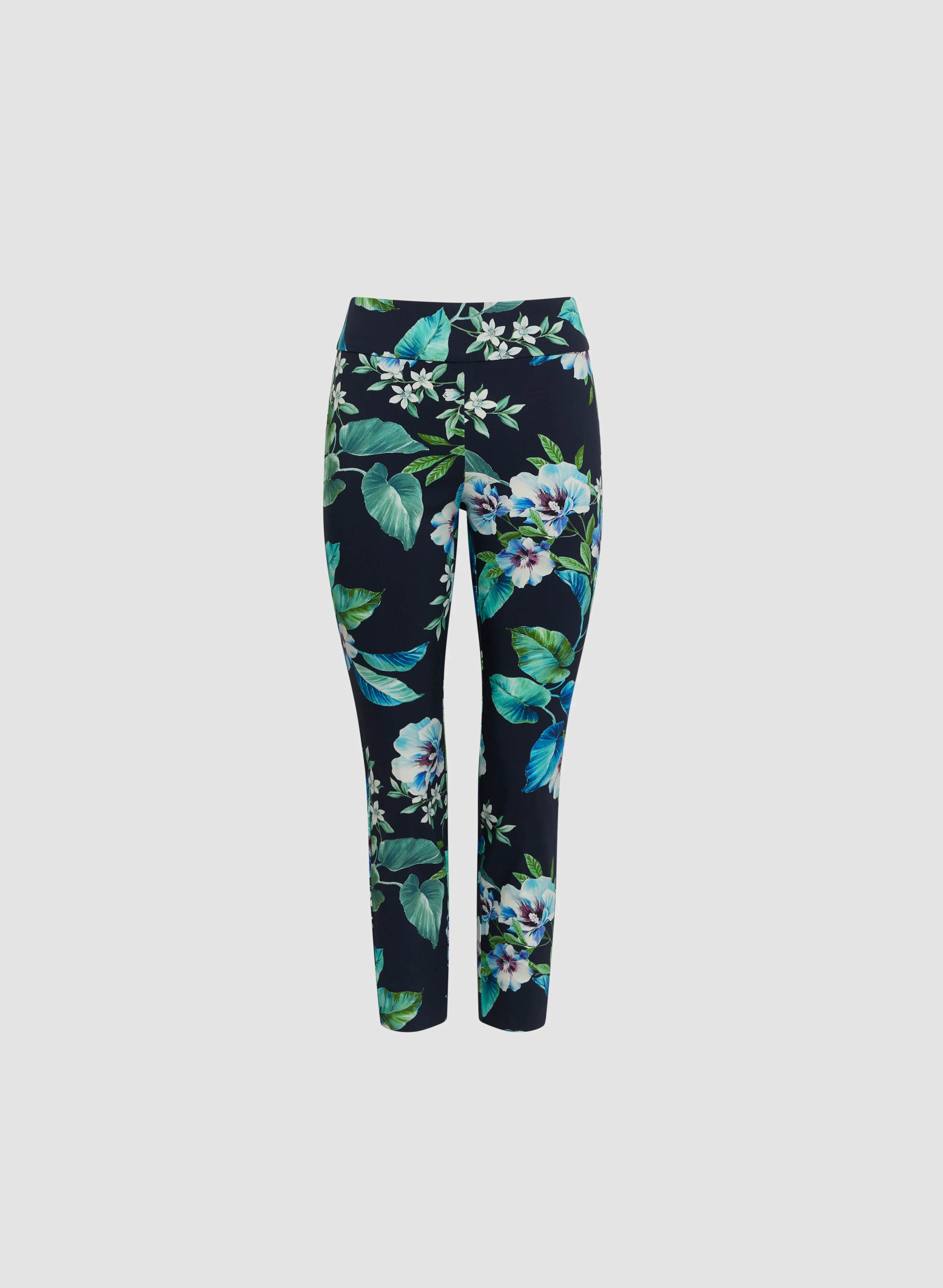 Pull-On Floral Ankle Pants - Image 6