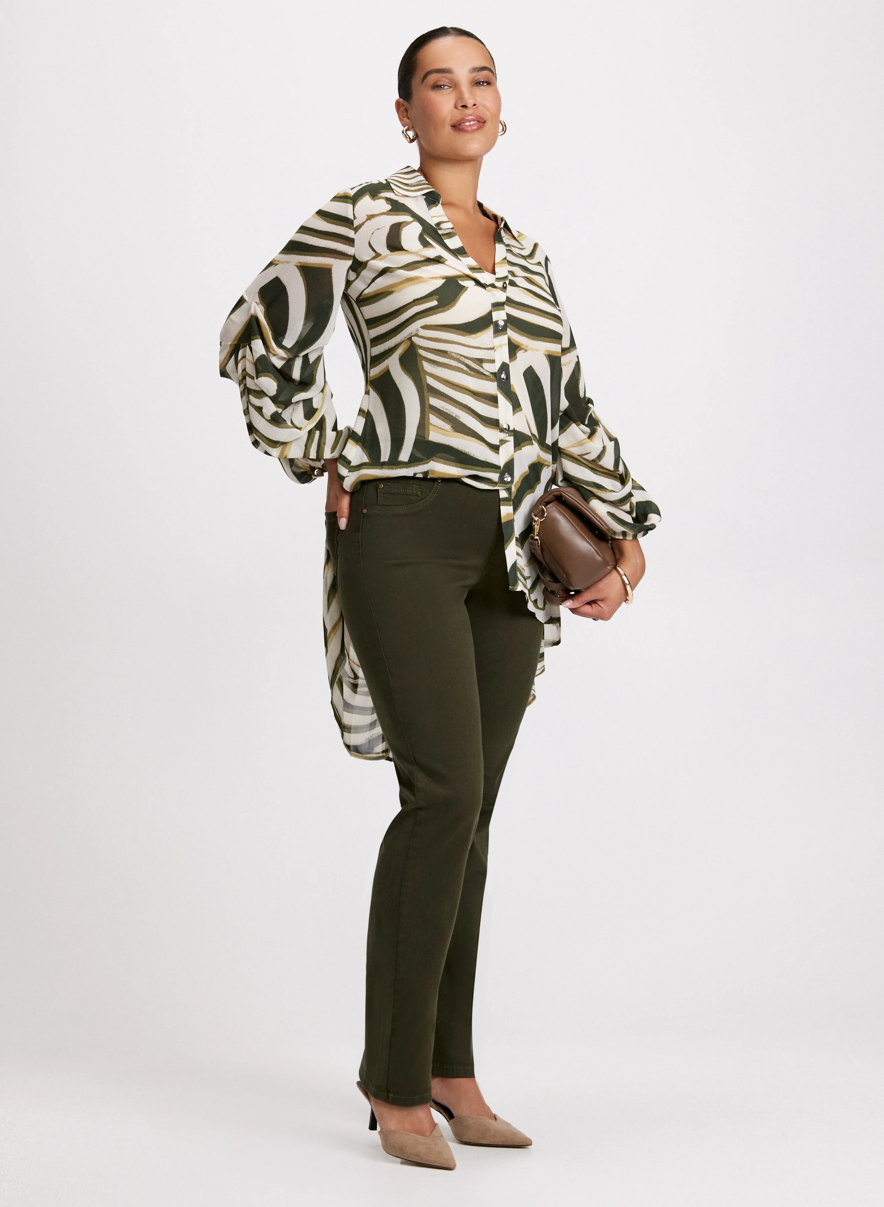 Pull-On Straight Leg Jeans - Image 7
