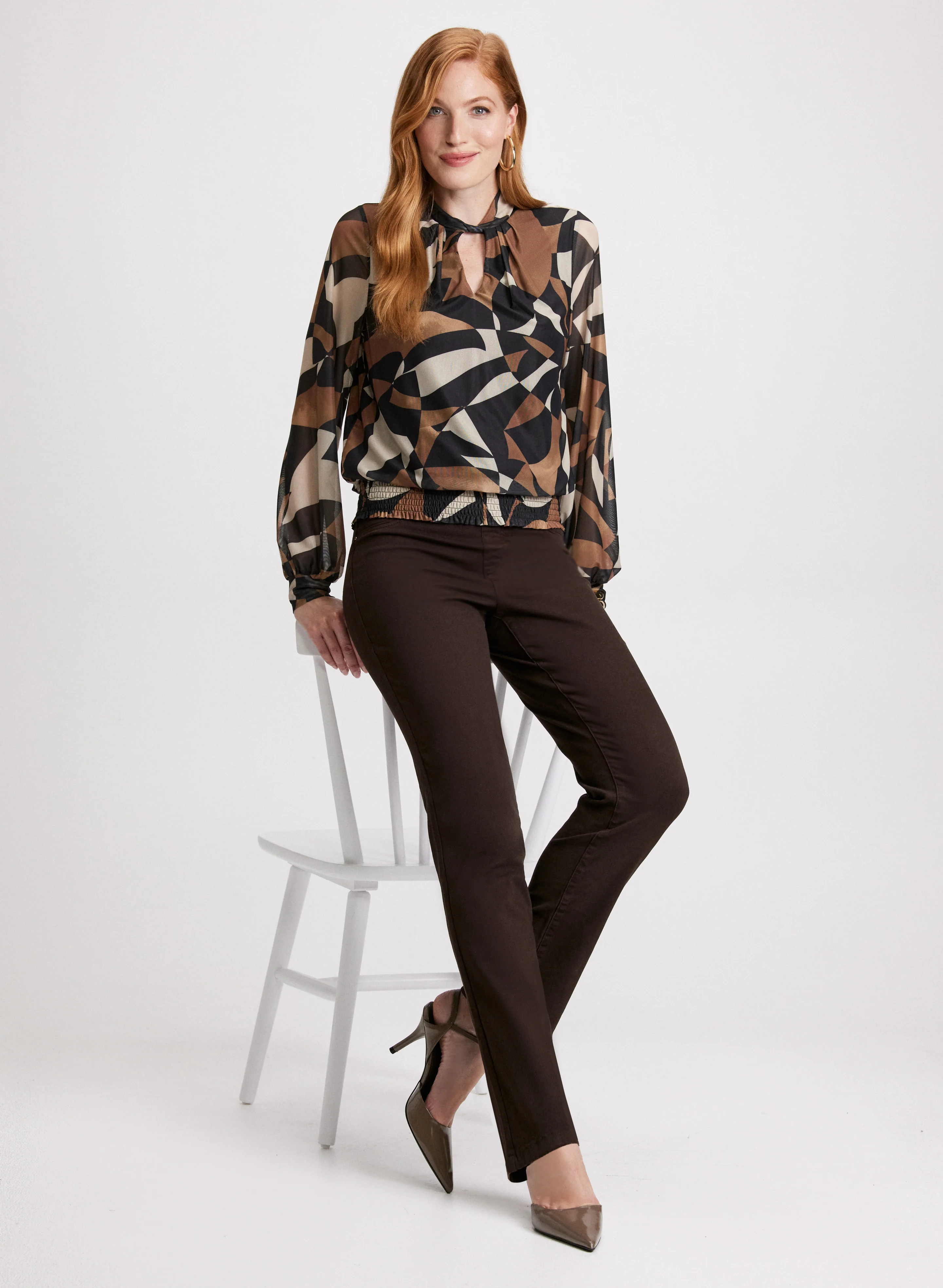Pull-On Straight Leg Jeans - Image 3