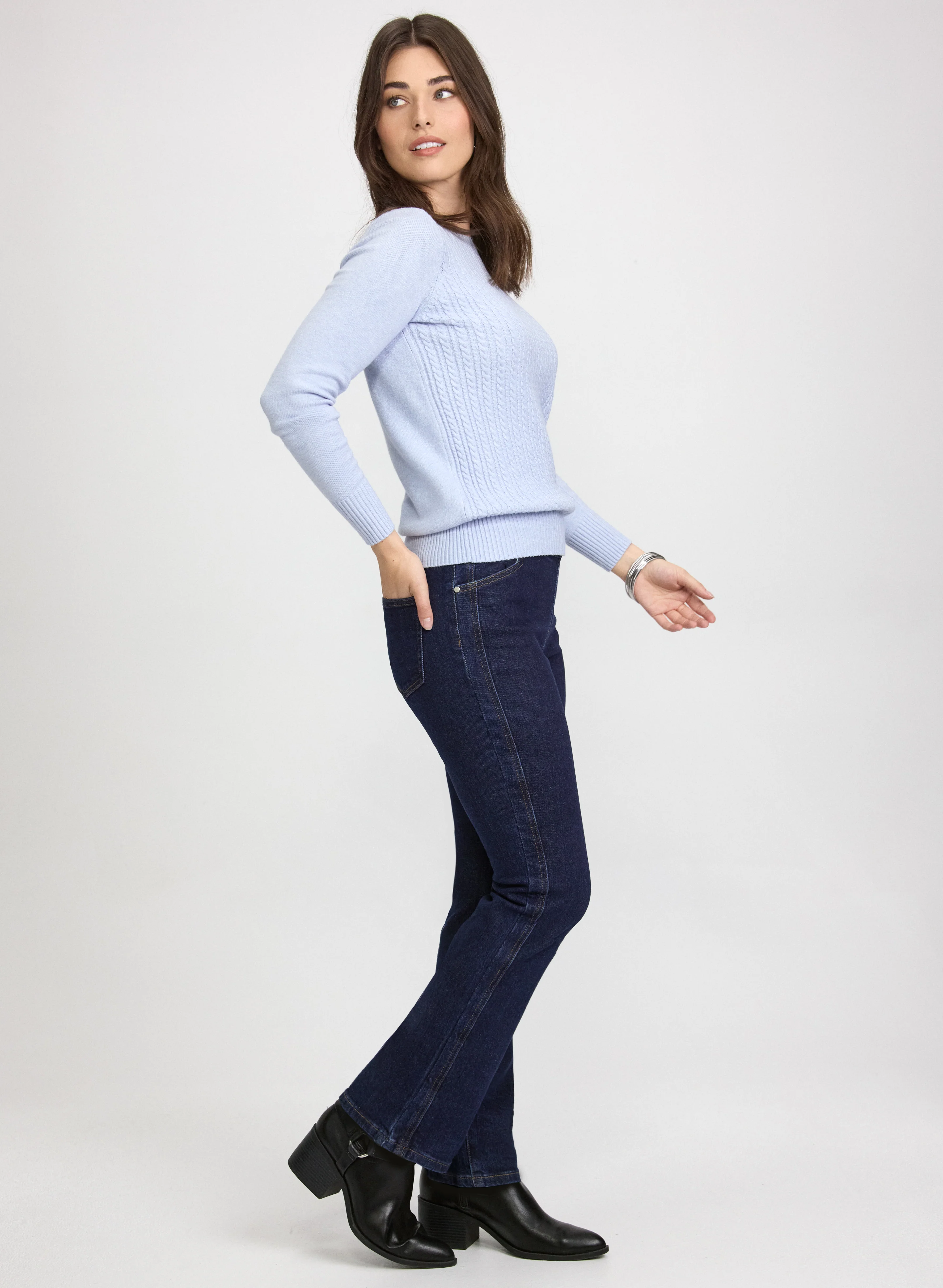 Pull-On Straight-Leg Jeans - Image 4