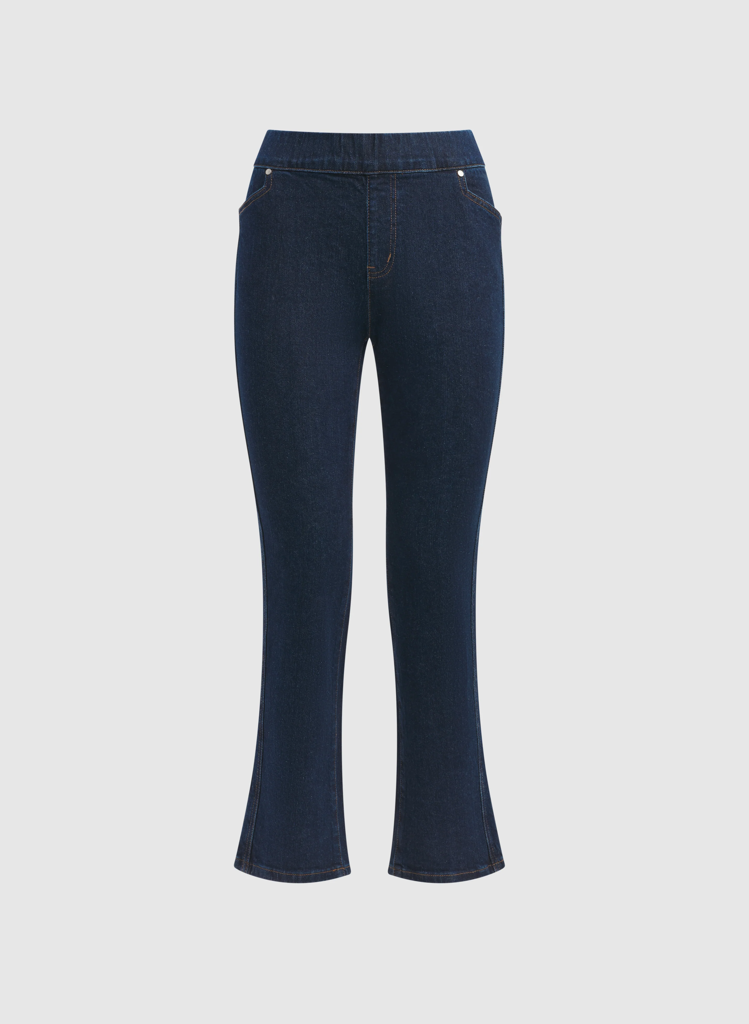 Pull-On Straight-Leg Jeans - Image 6