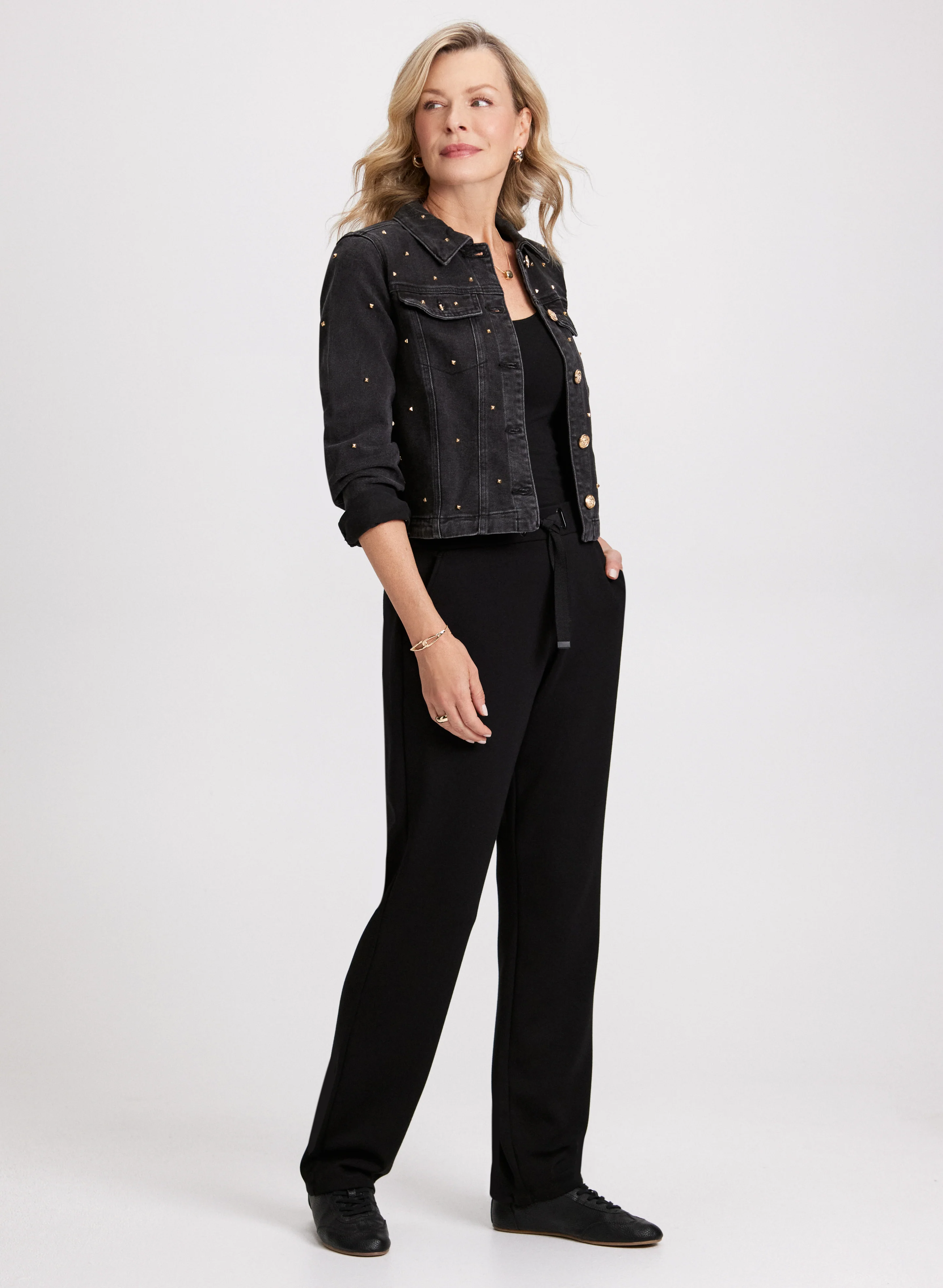 Pull-On Straight Leg Pants - Image 3