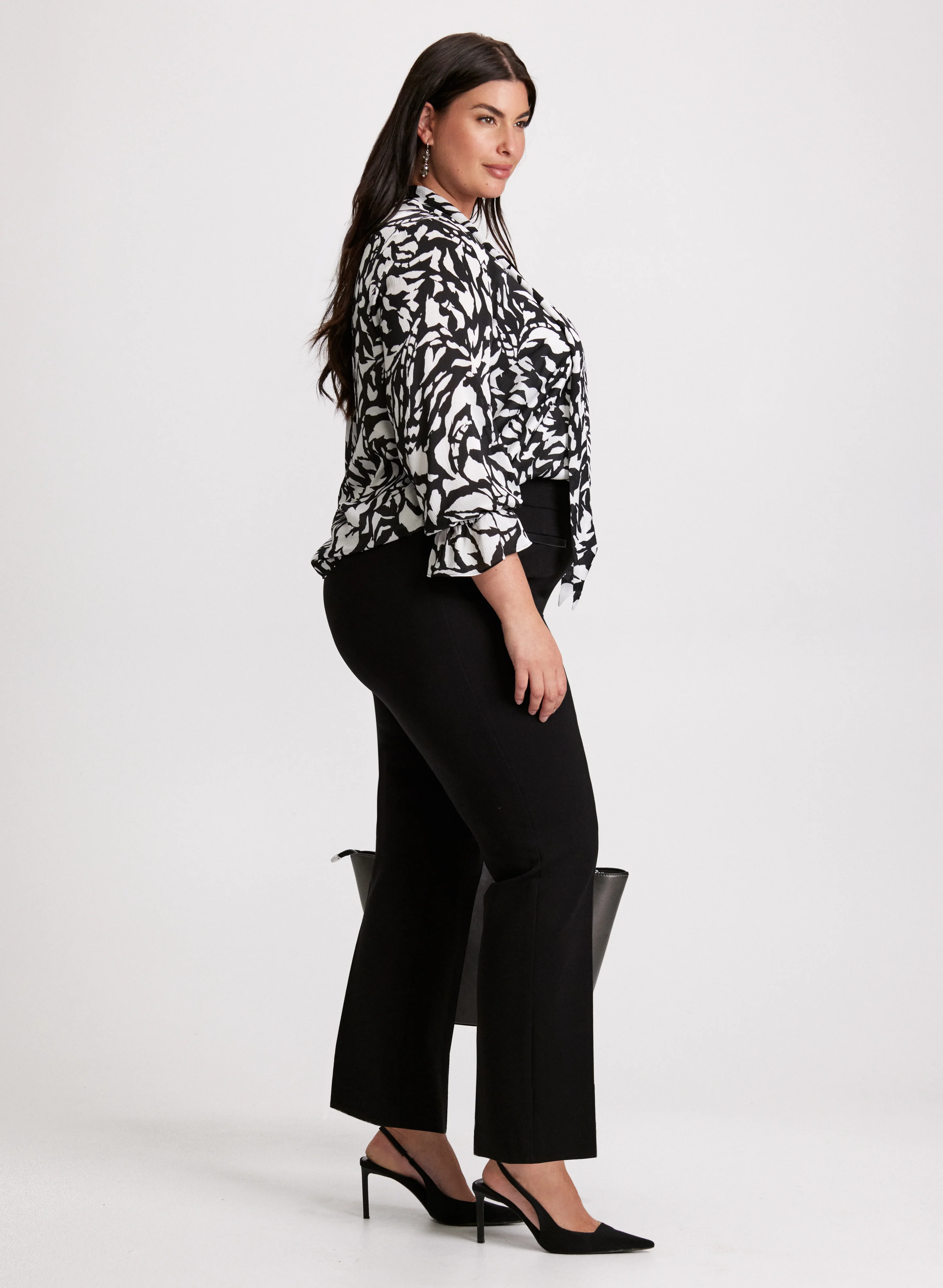 Sofia Pull-On Straight-Leg Pants - Image 4