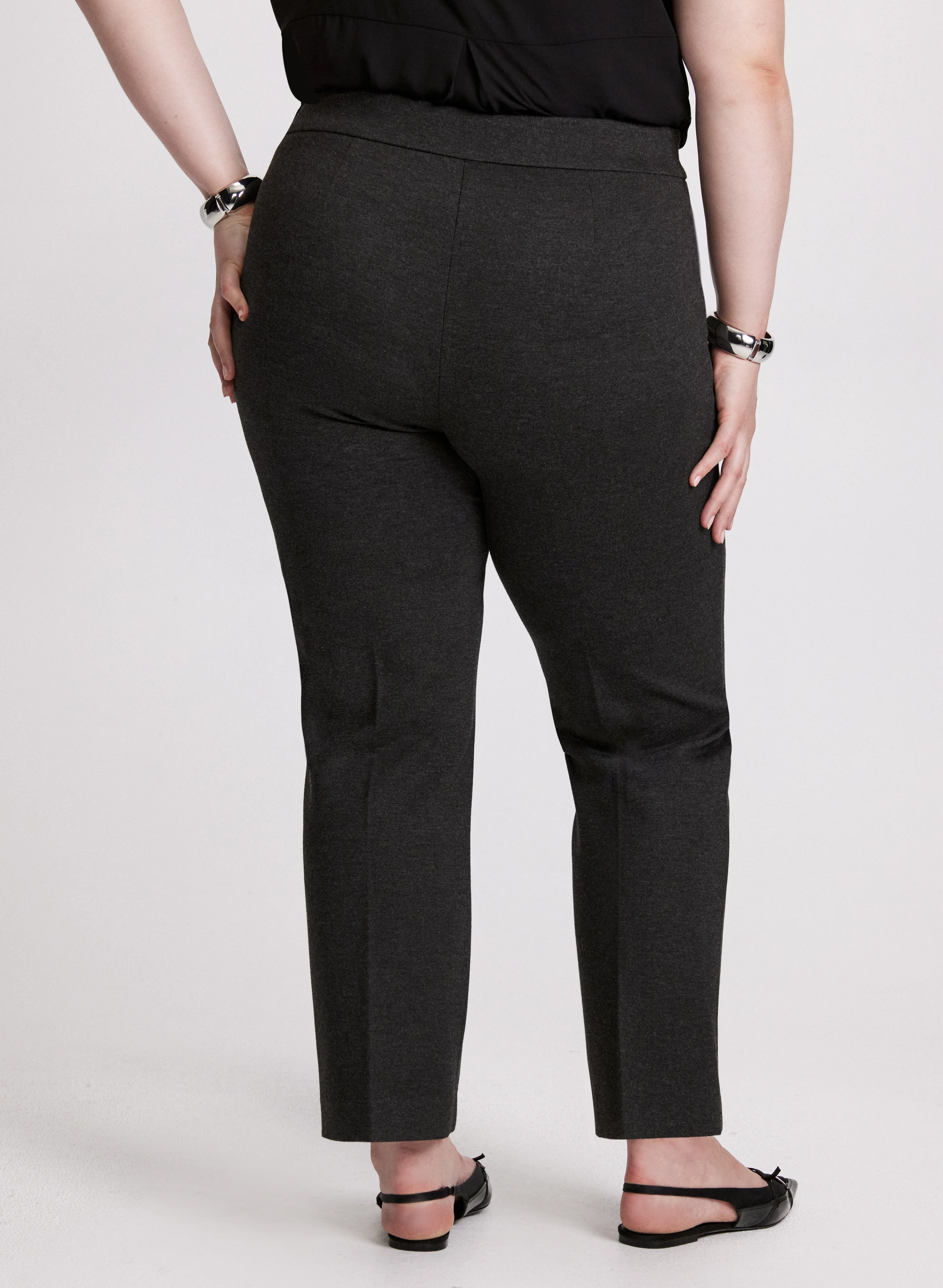 Sofia Pull-On Straight-Leg Pants - Image 2