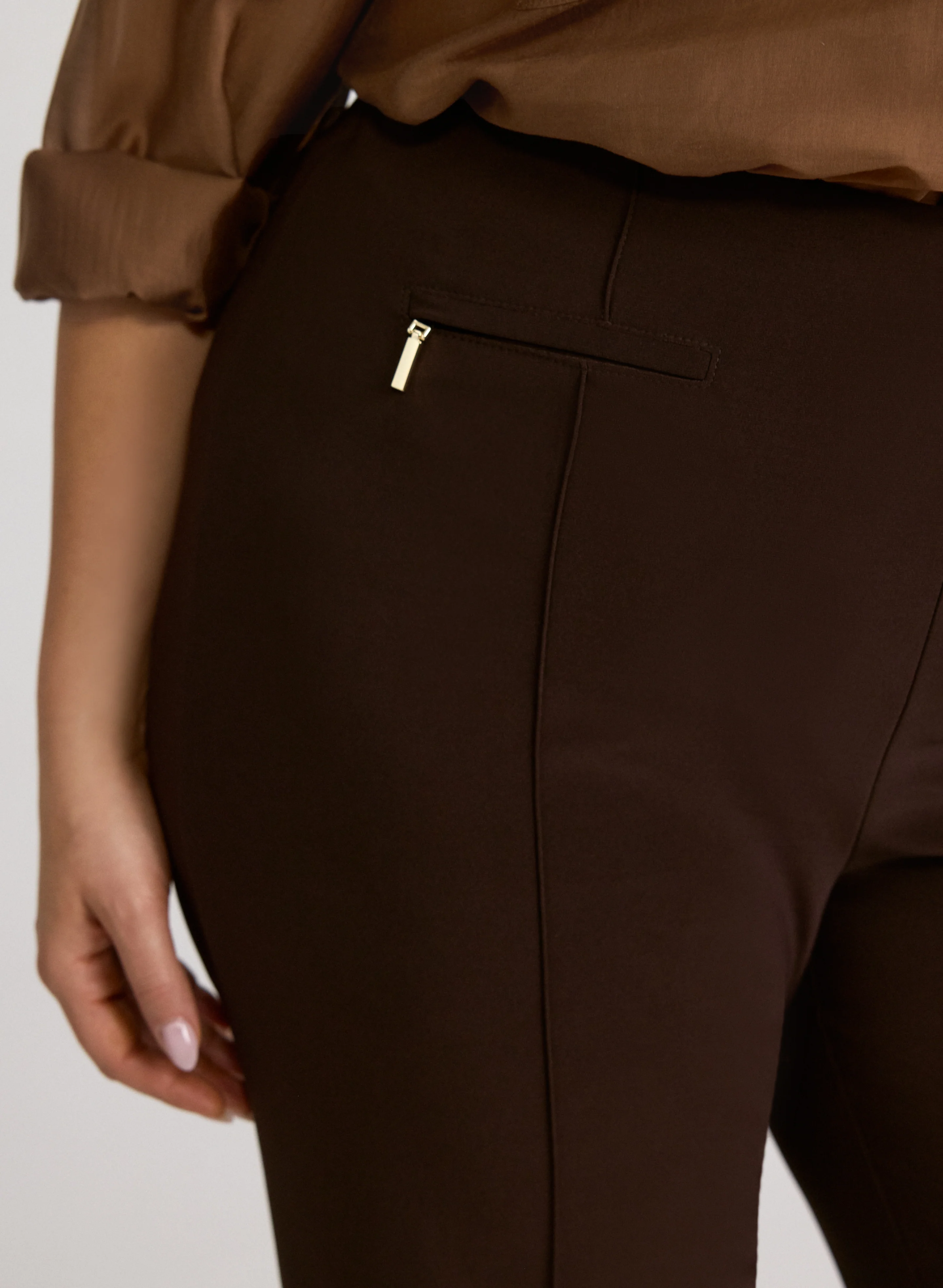 Pull-On Straight-Leg Pants - Image 2
