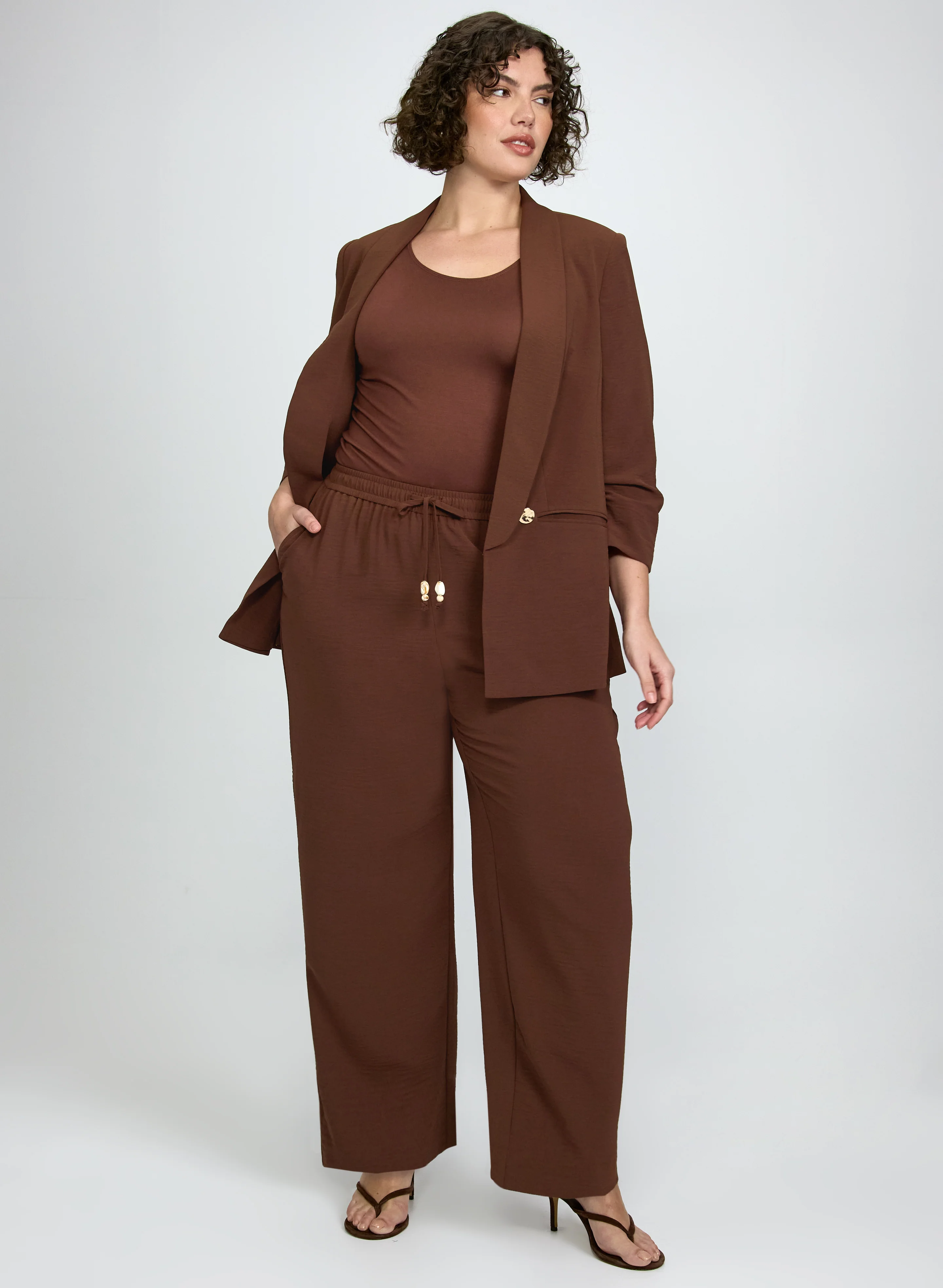 Pull-On Straight-Leg Pants - Image 2