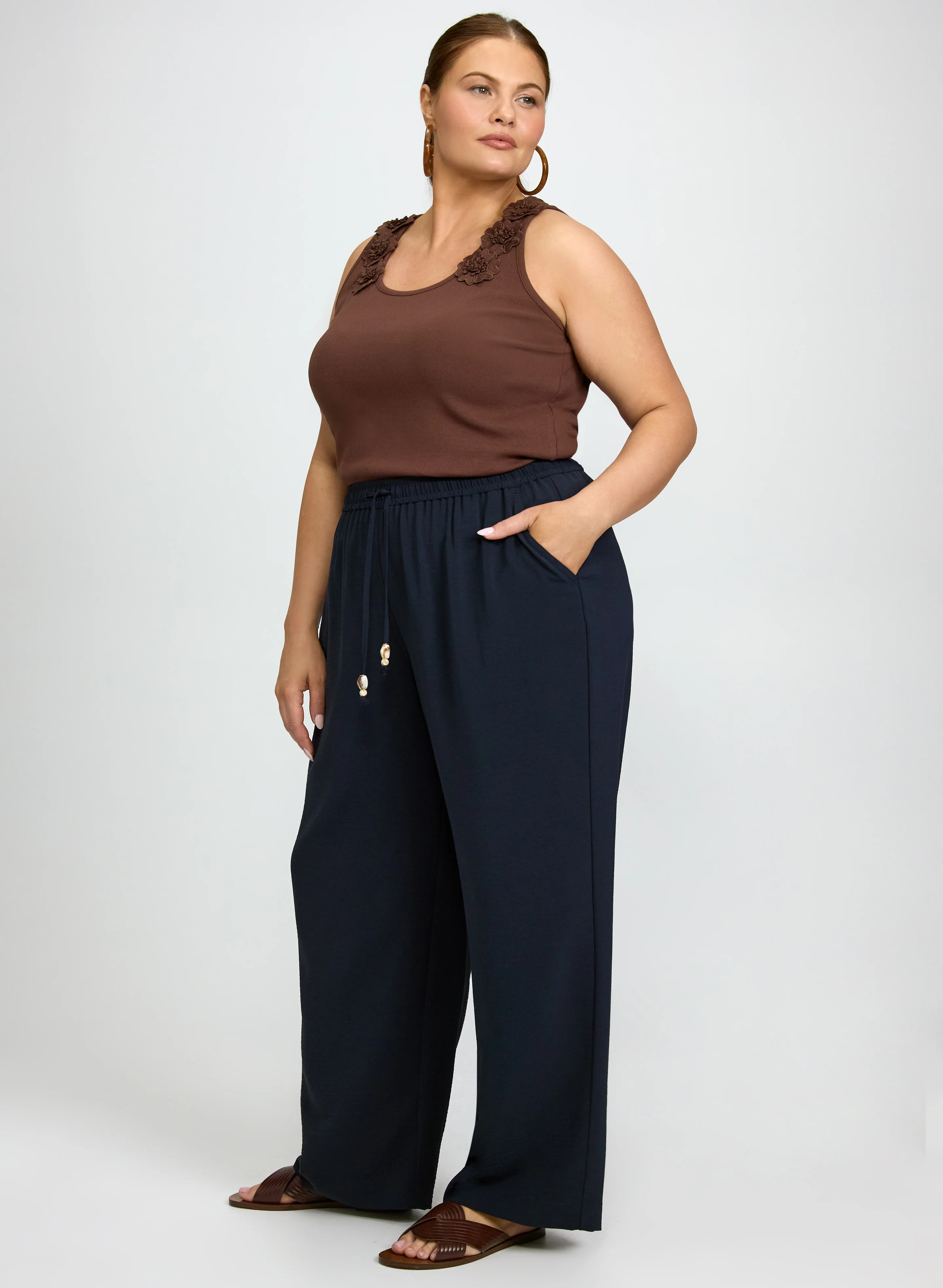 Pull-On Straight-Leg Pants - Image 5