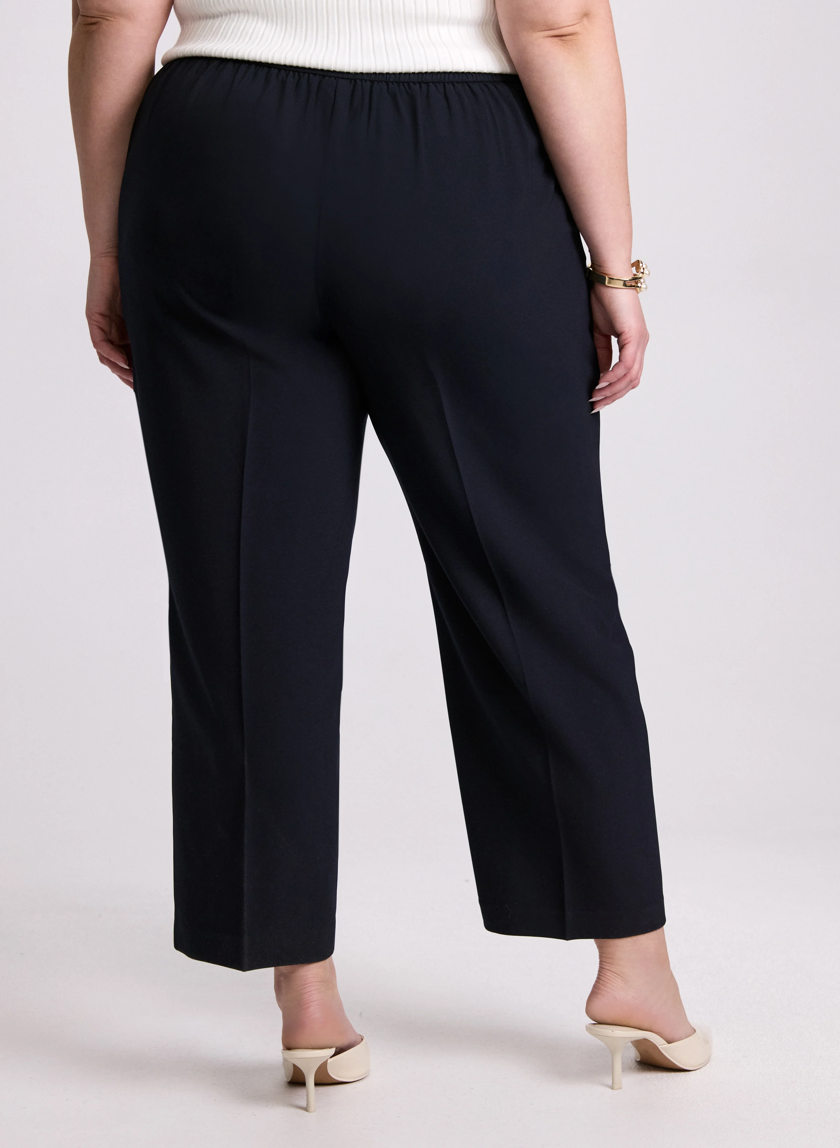 Pull-On Straight Leg Pants - Image 4