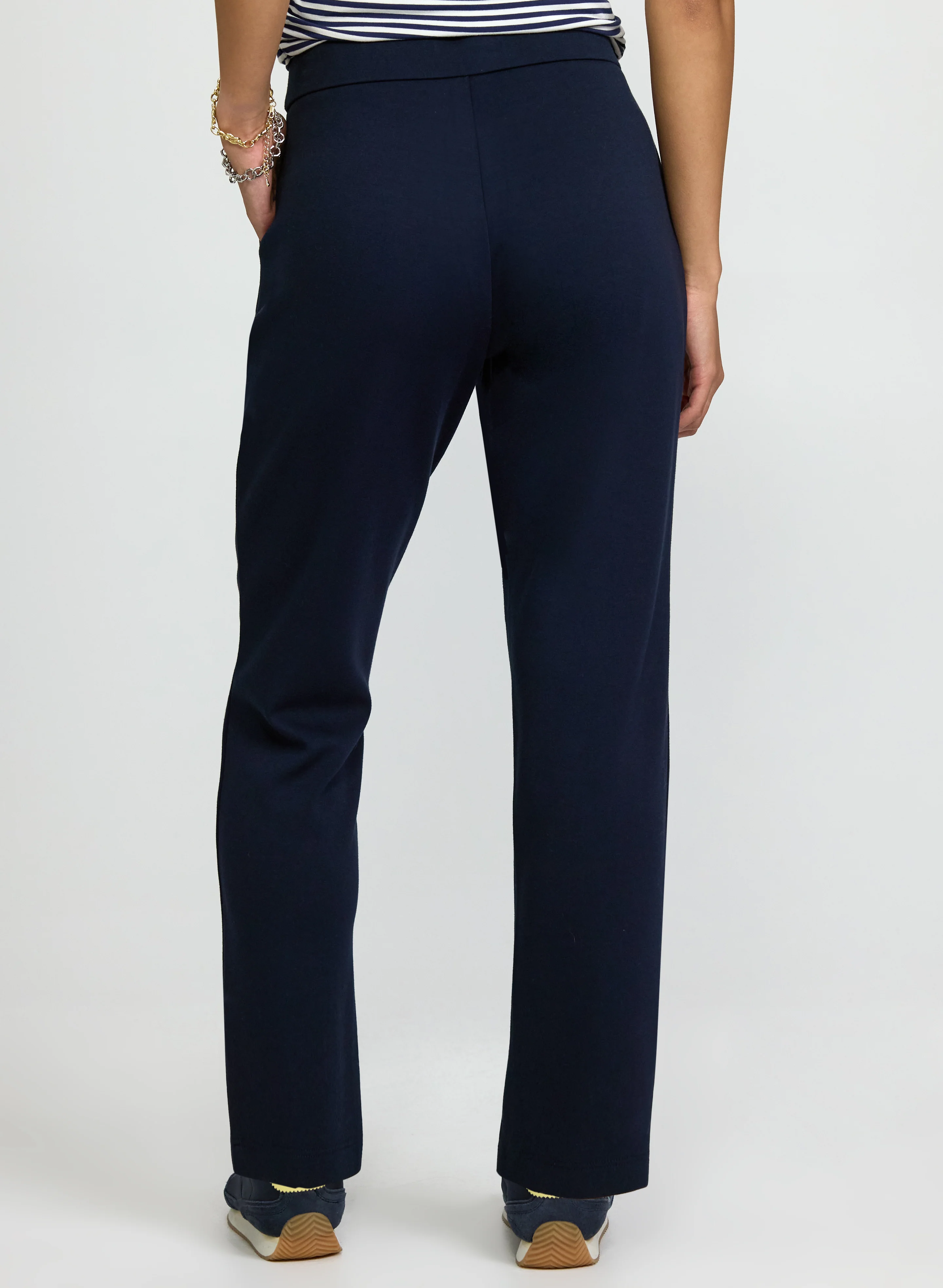 Pull-On Straight-Leg Pants - Image 2