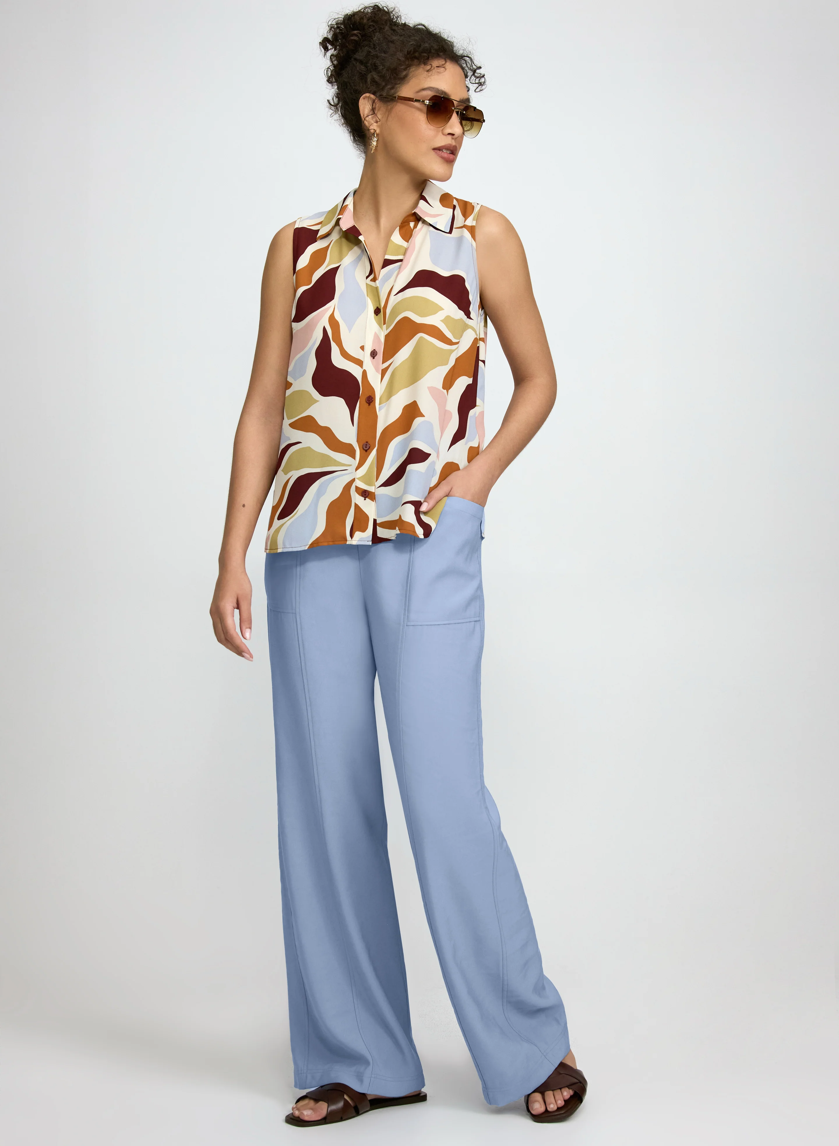 Pull-On Twill Pants - Image 4