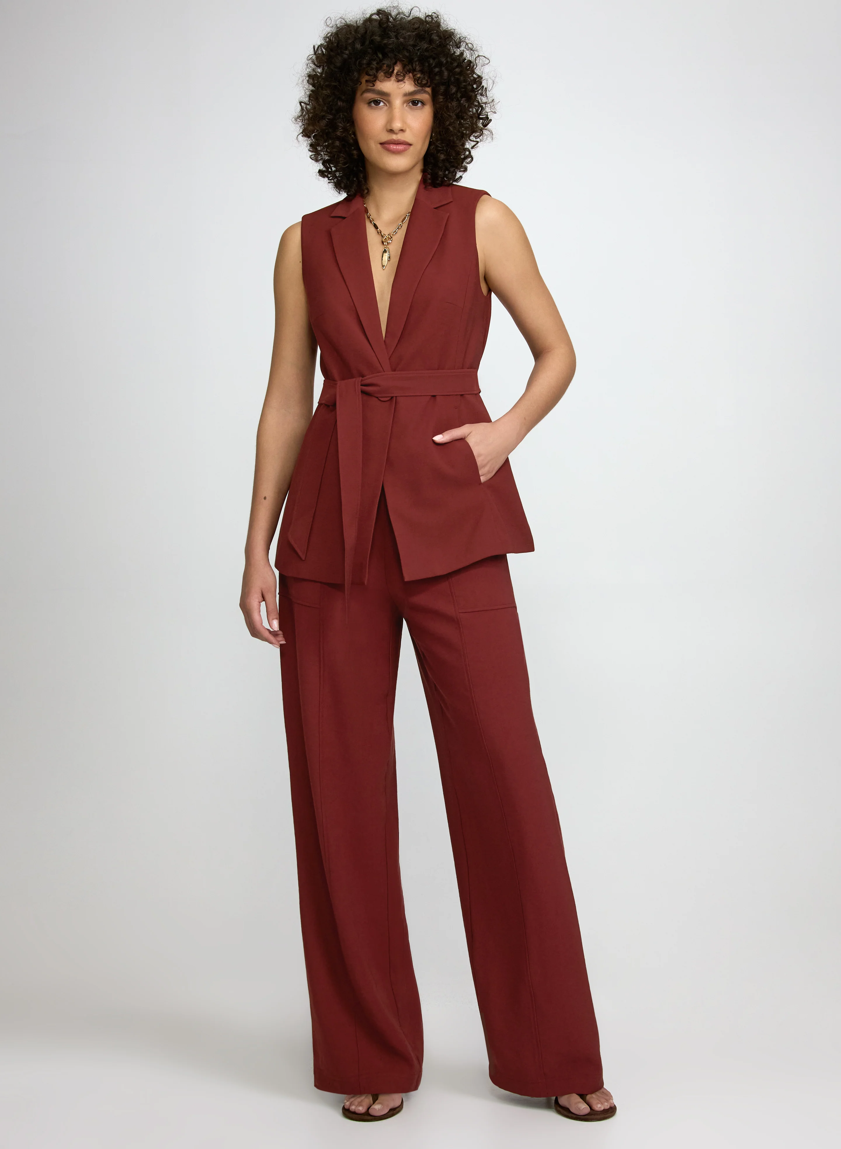 Pull-On Twill Pants - Image 4