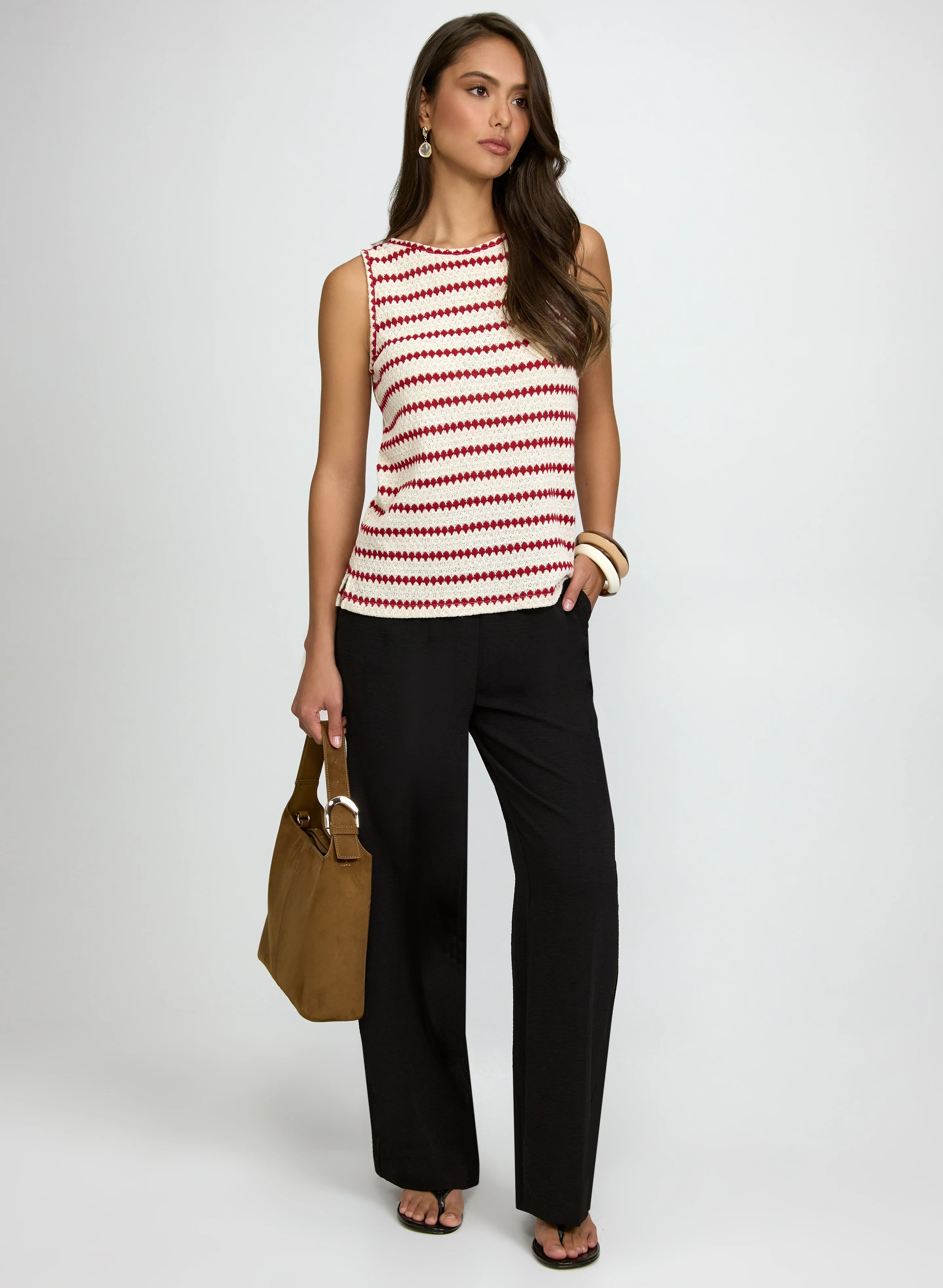 Pull-On Wide-Leg Pants - Image 3