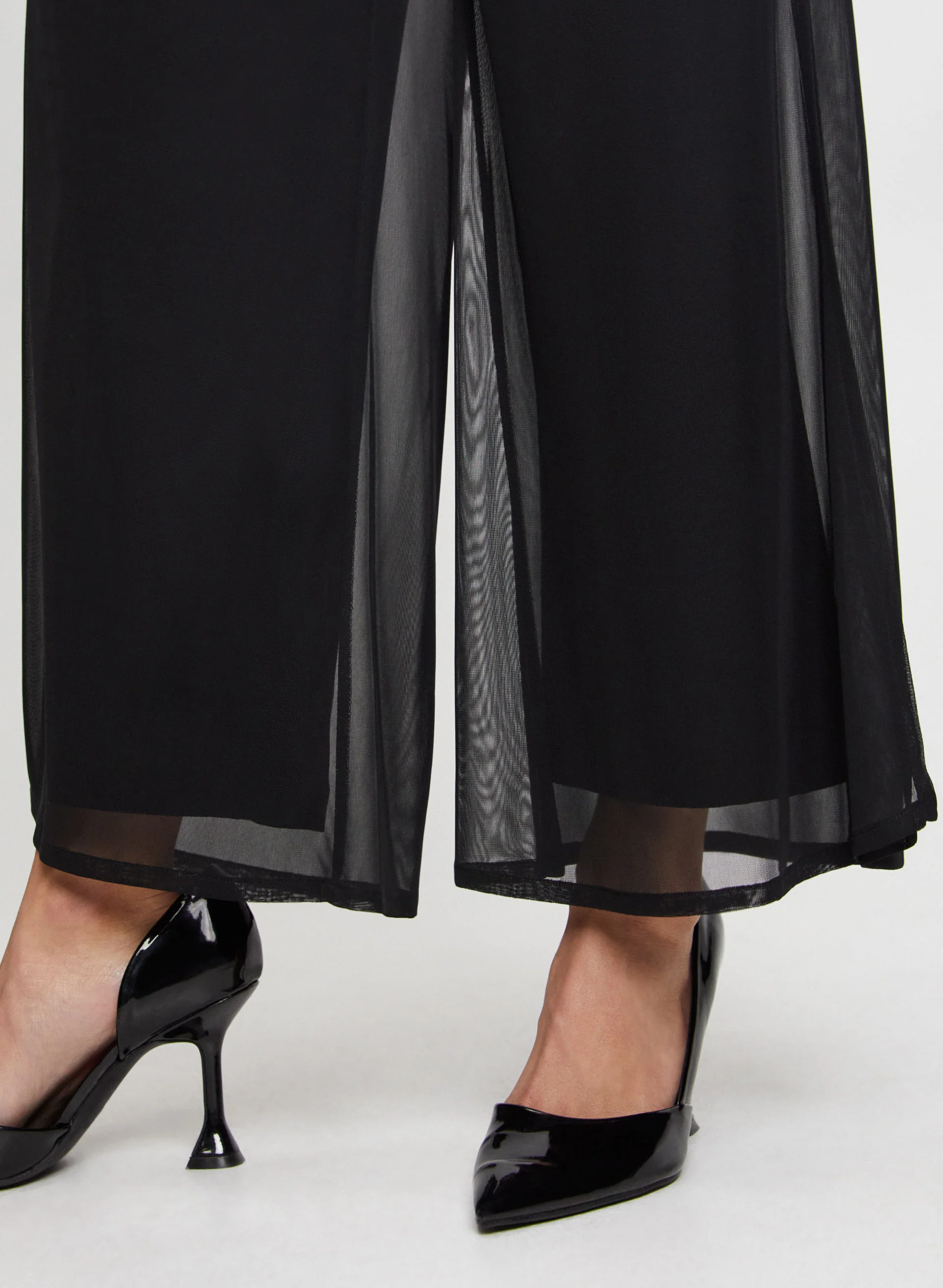 Olivia Chiffon Wide-Leg Pants - Regular - Image 4