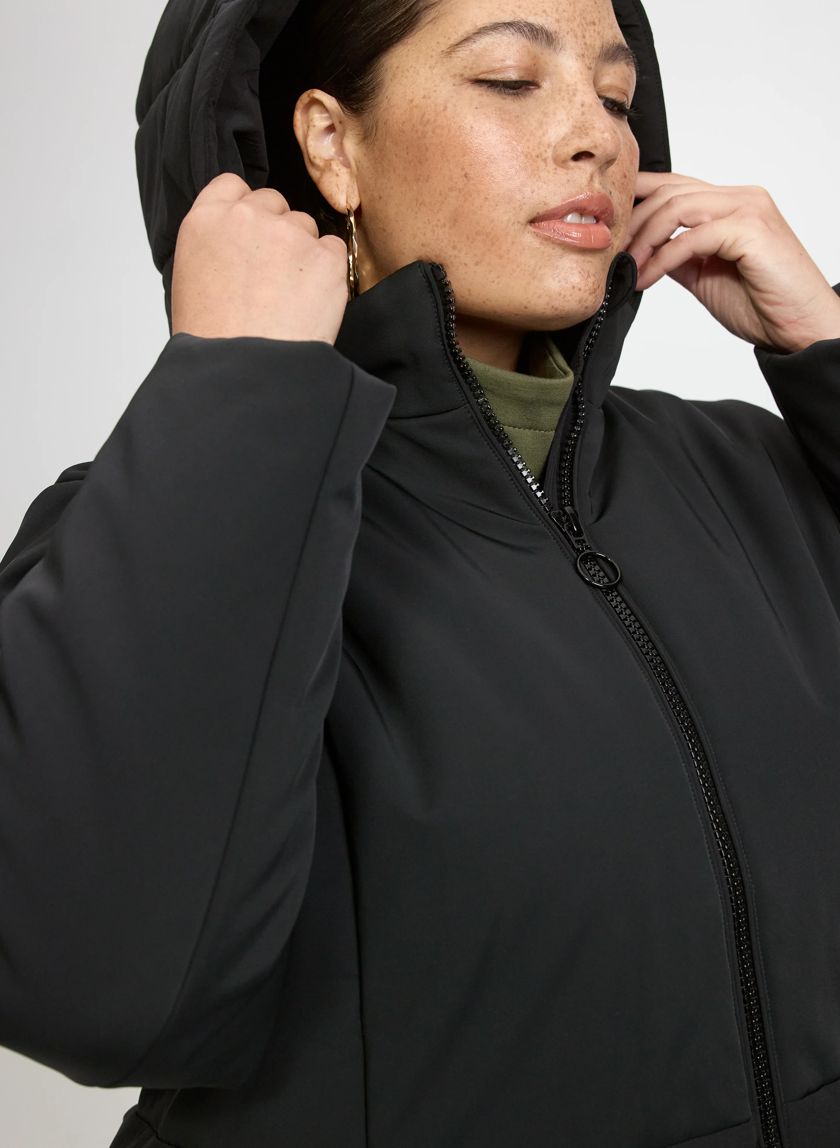 Quilted Puffer Coat - Image 6