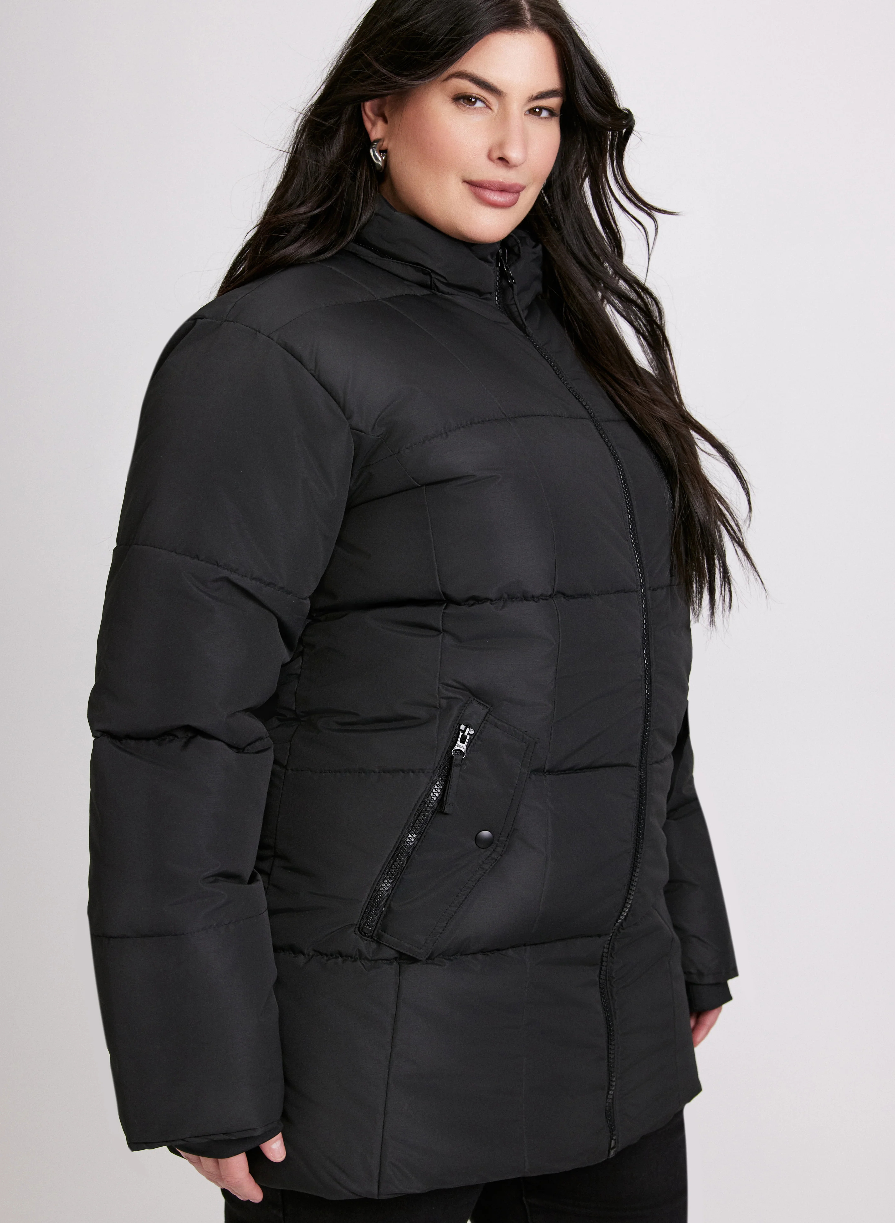 Quilted Puffer Coat - Image 2