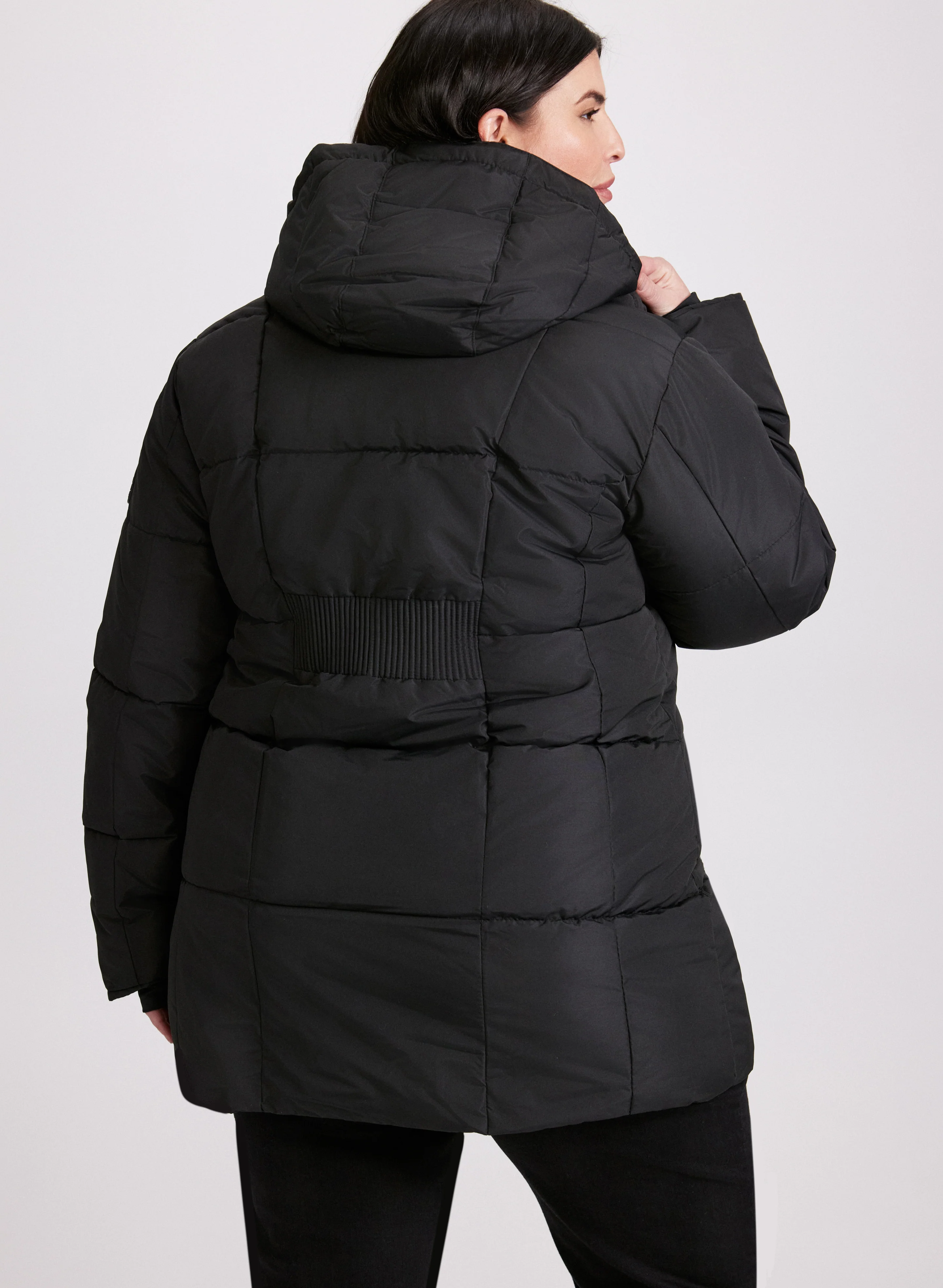 Quilted Puffer Coat - Image 4