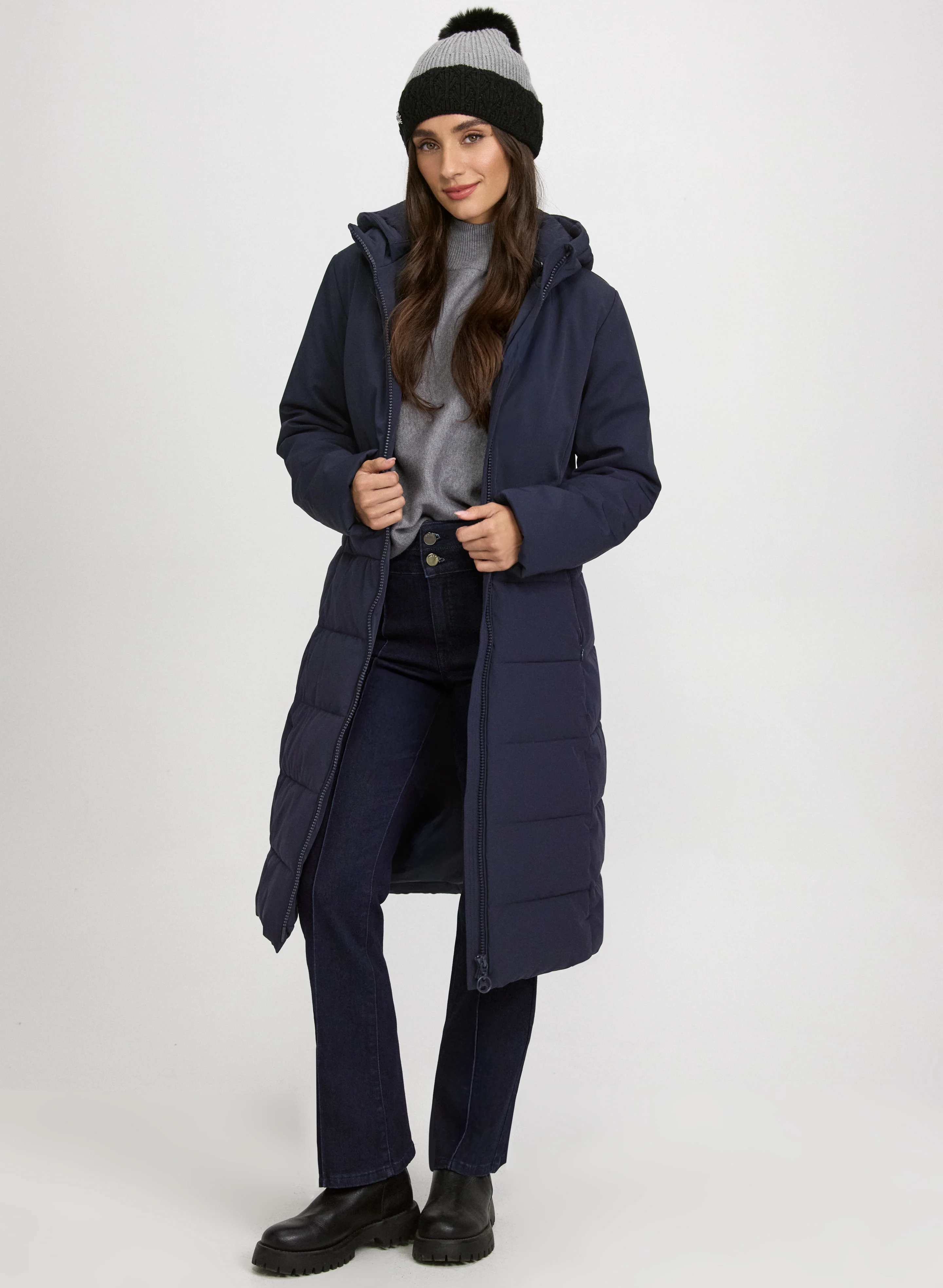 Quilted Puffer Coat - Image 2