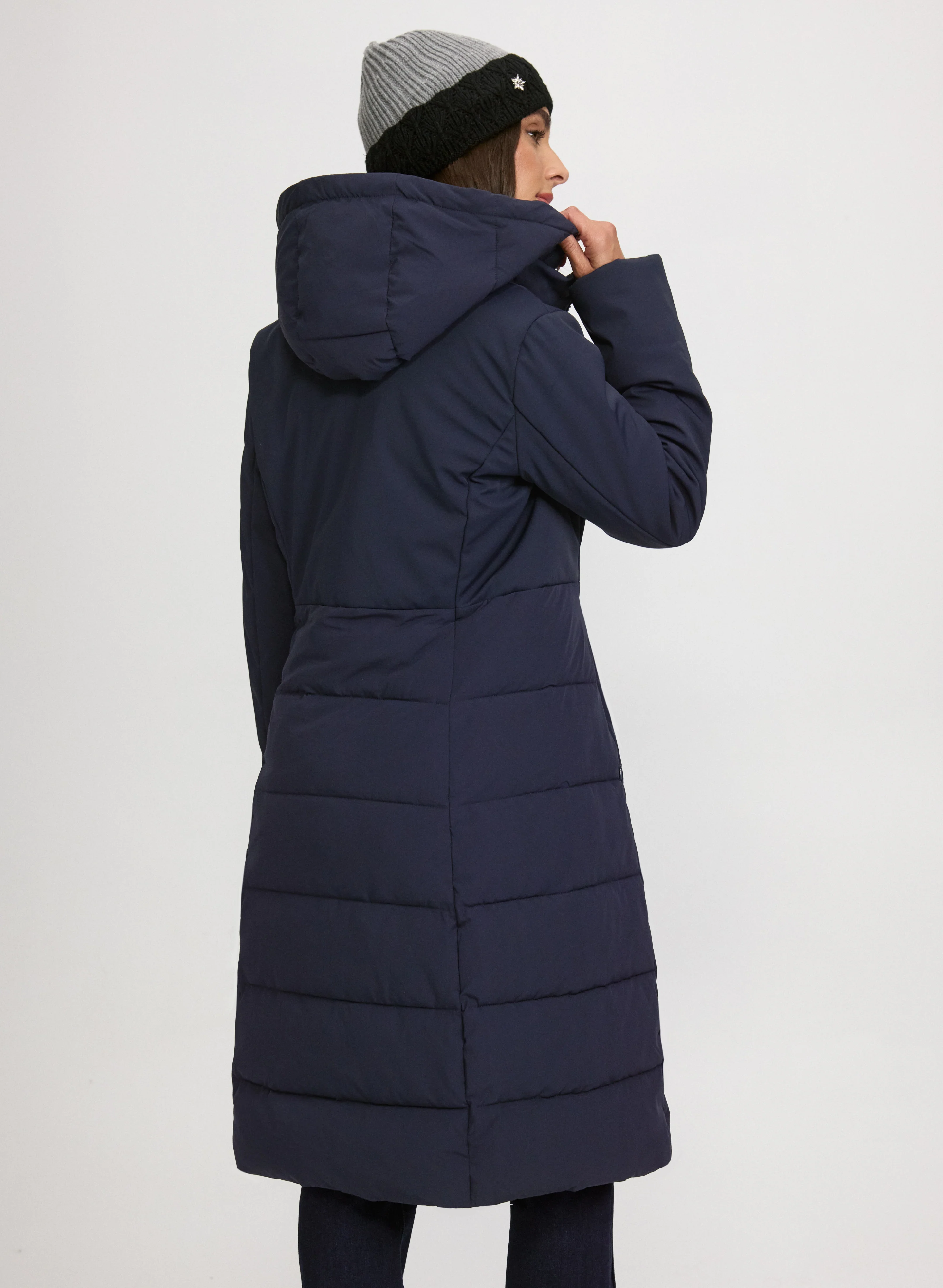 Quilted Puffer Coat - Image 4
