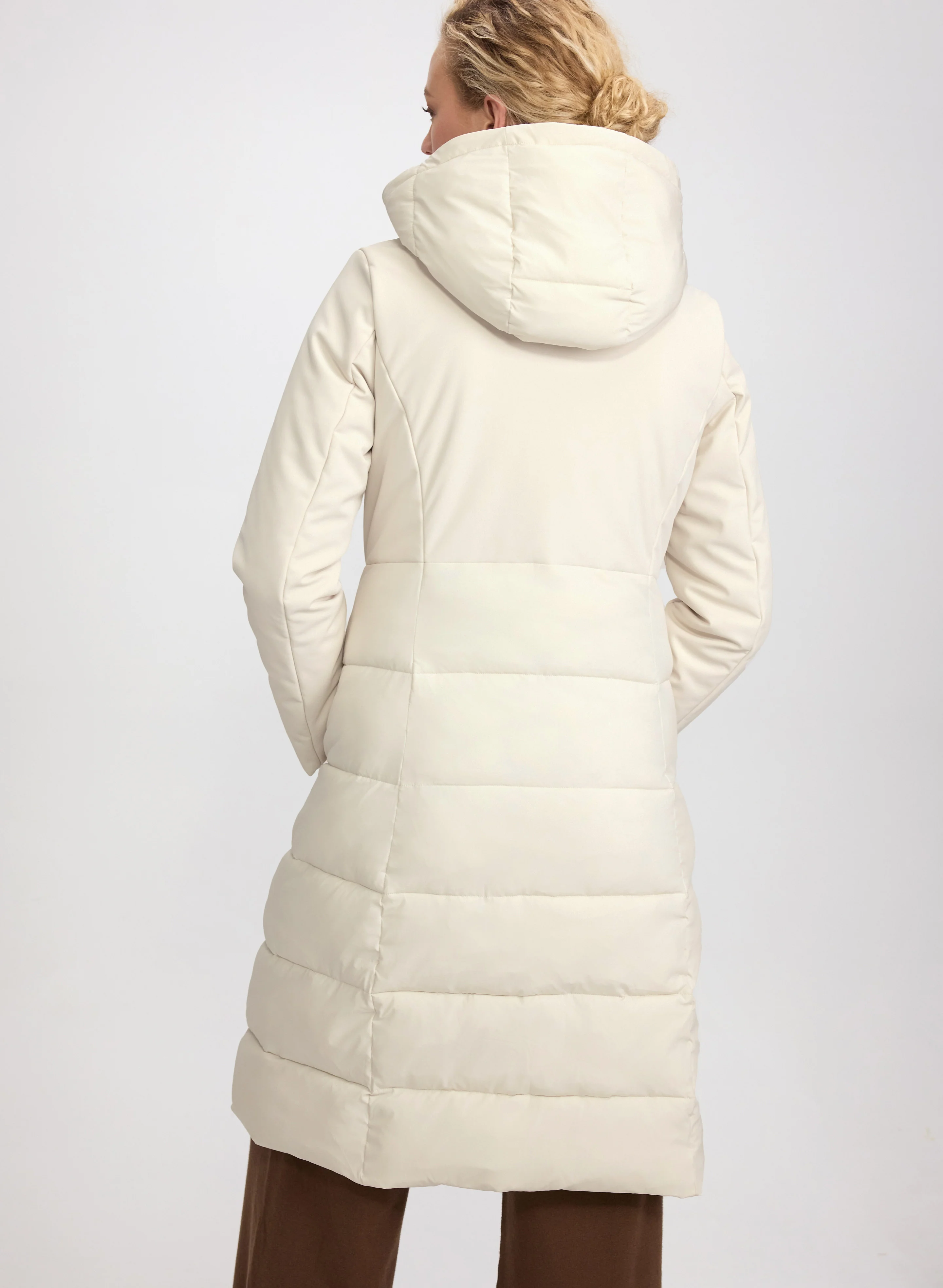 Quilted Puffer Coat - Image 4