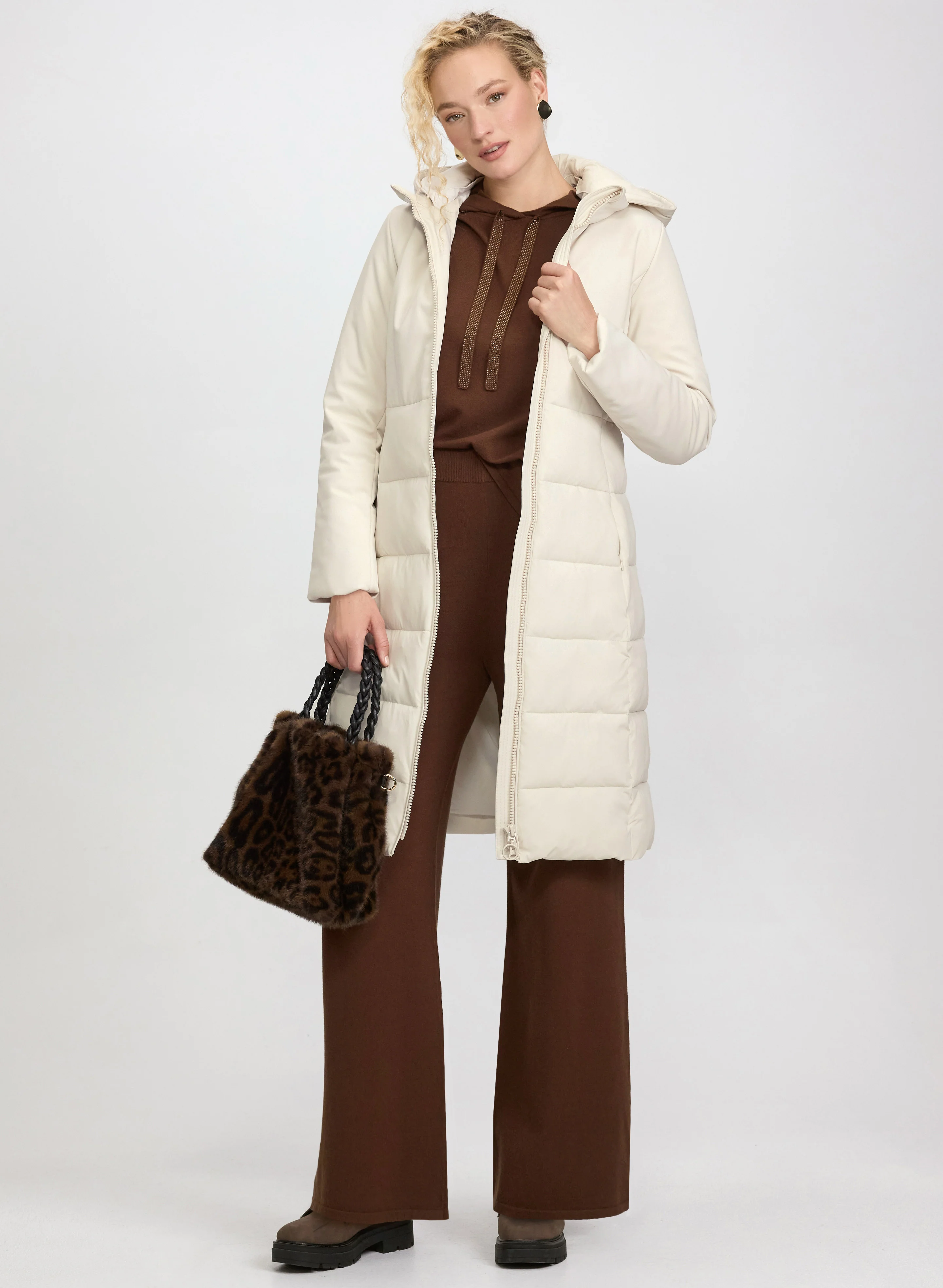 Quilted Puffer Coat - Image 5
