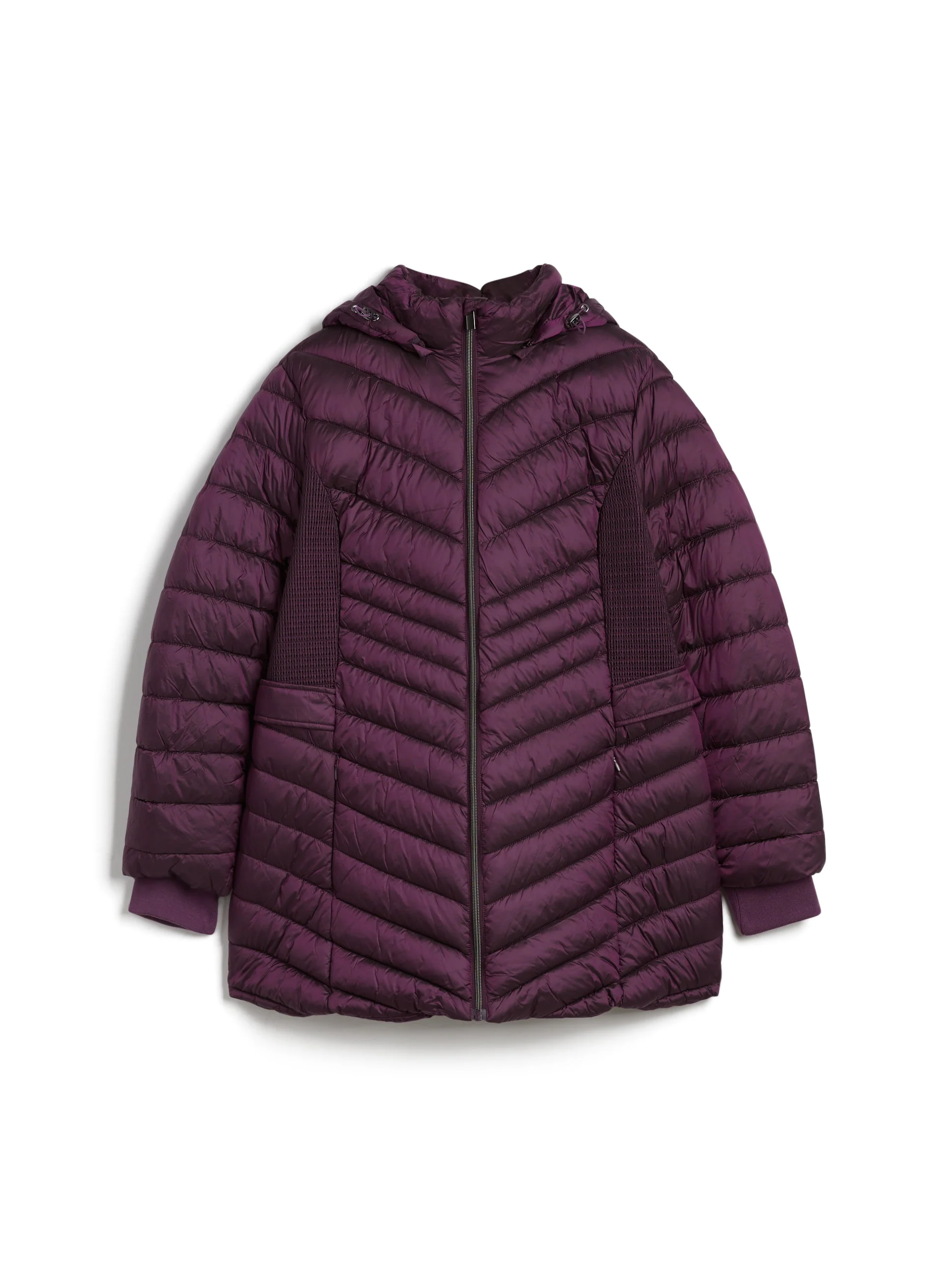 Quilted Vegan Down Coat - Image 5