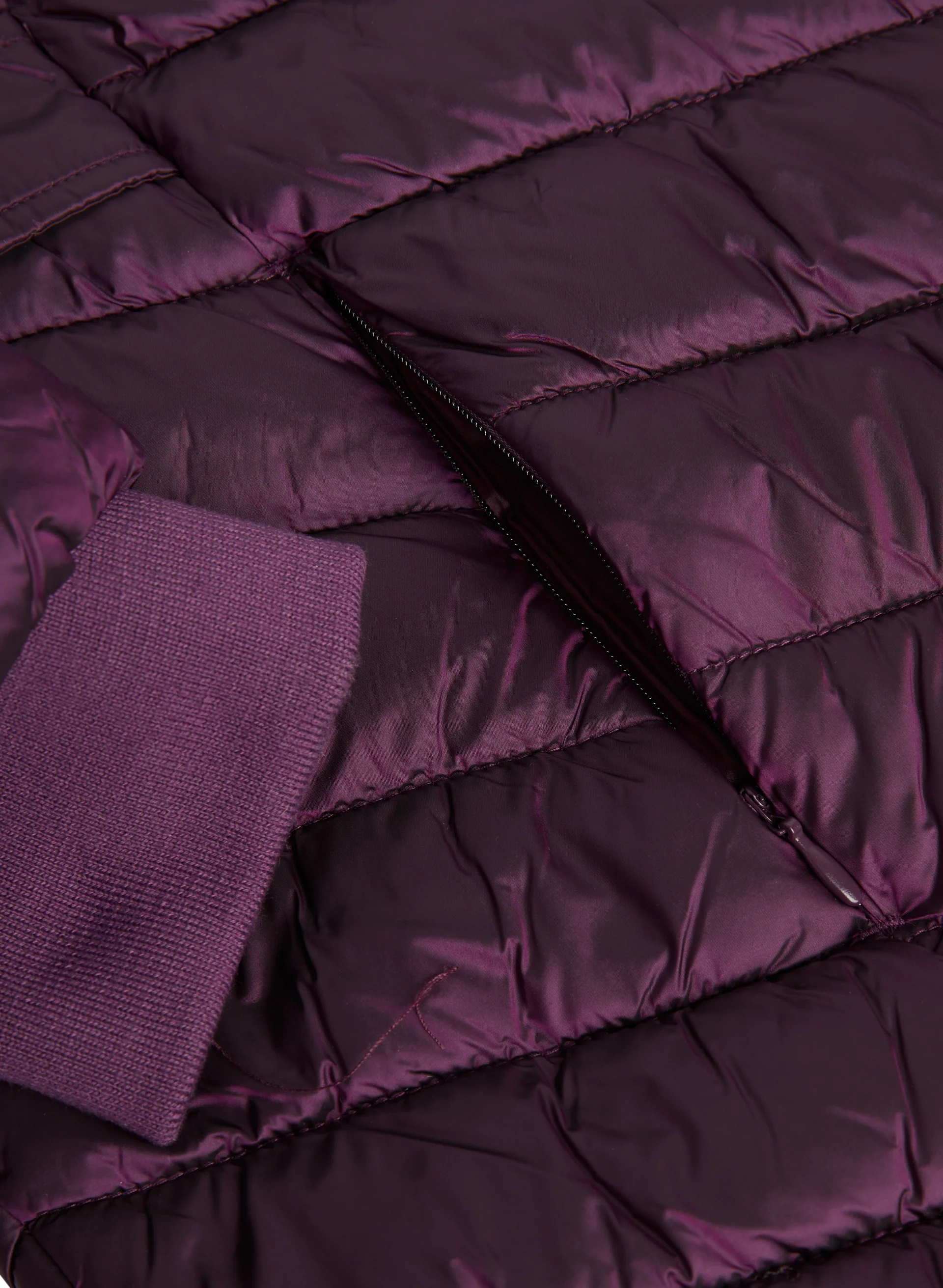 Quilted Vegan Down Coat - Image 6