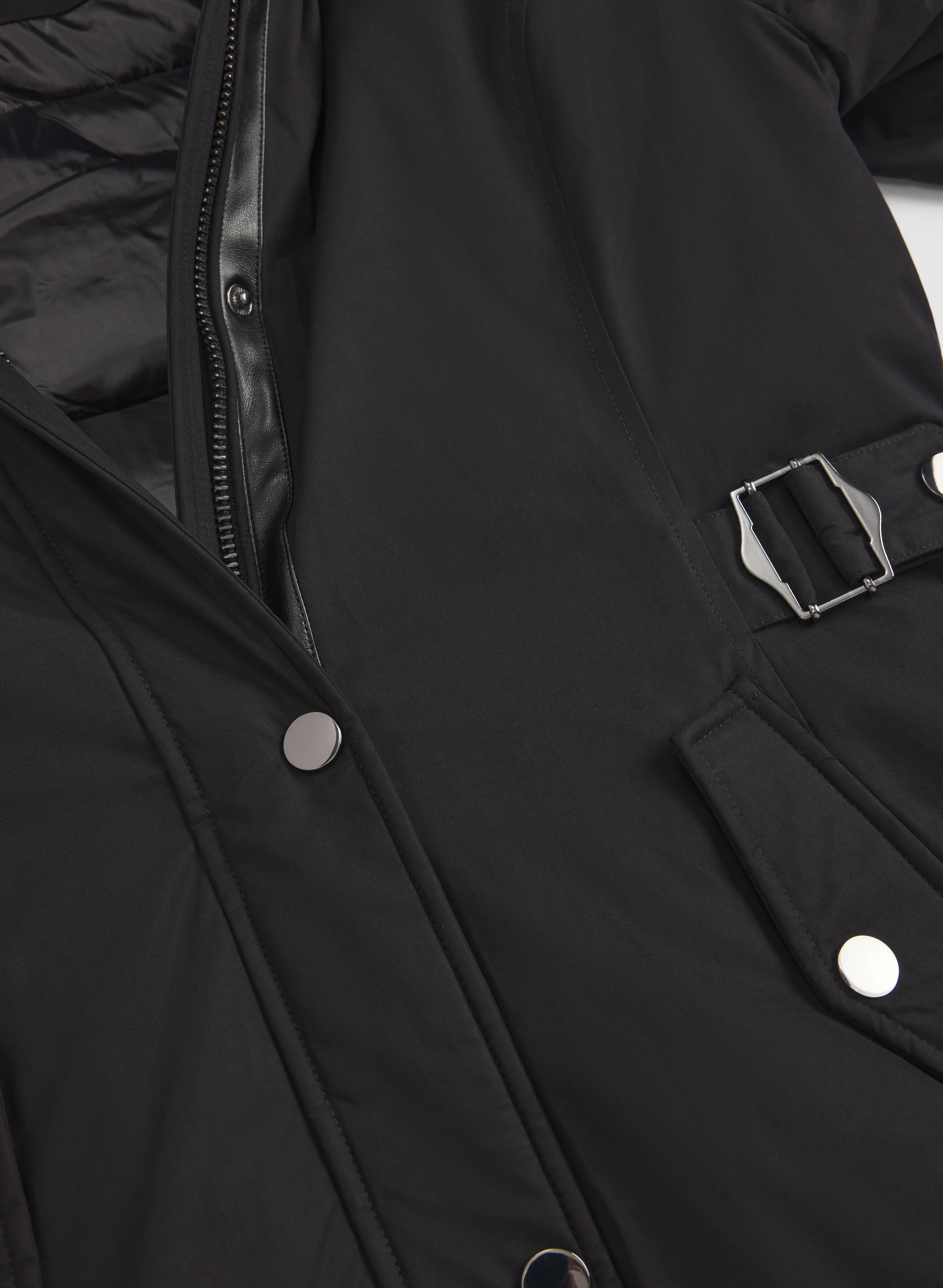 Quilted Water-Repellent Coat - Image 9