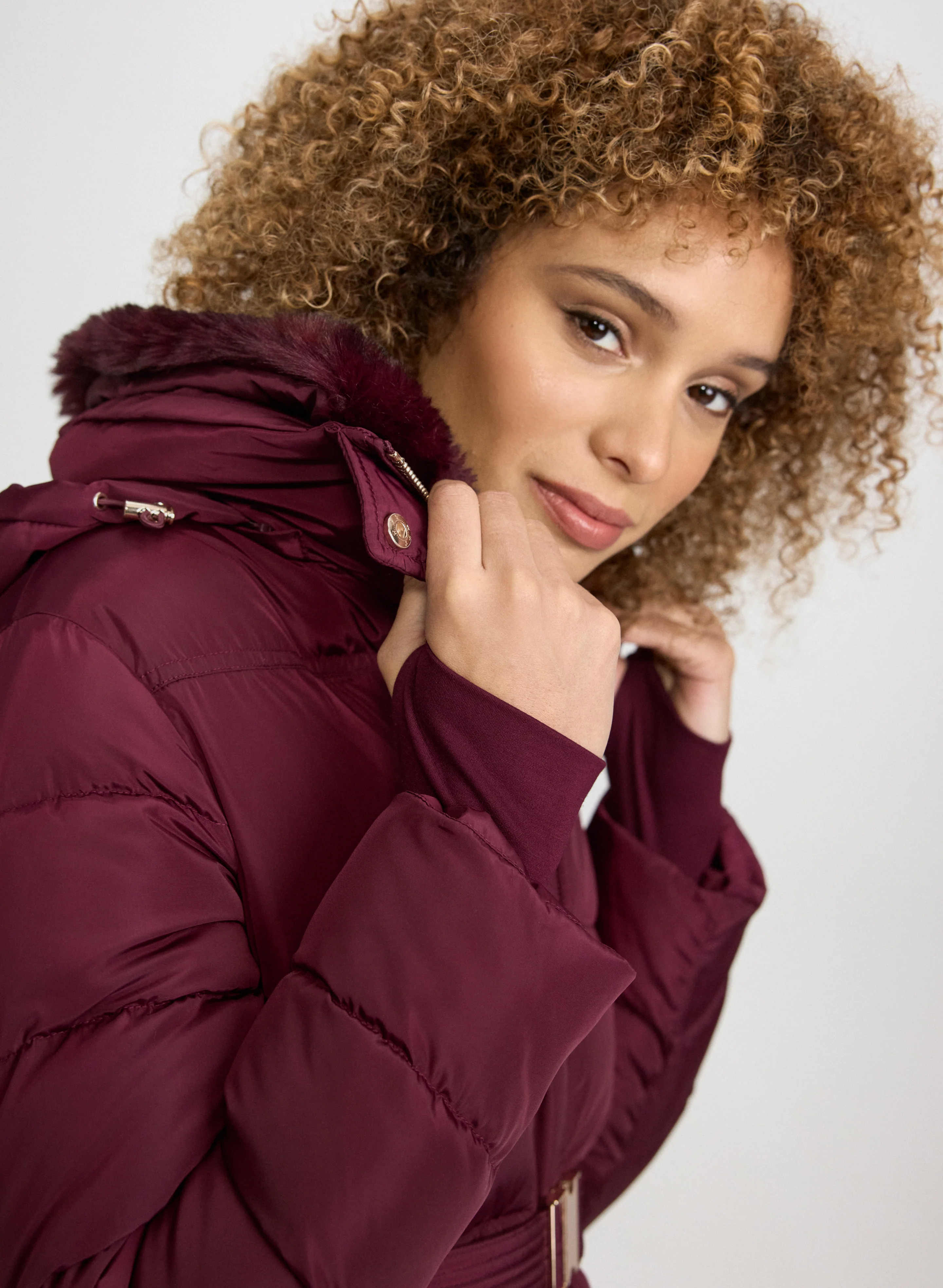 Quilted Zip Coat - Image 5