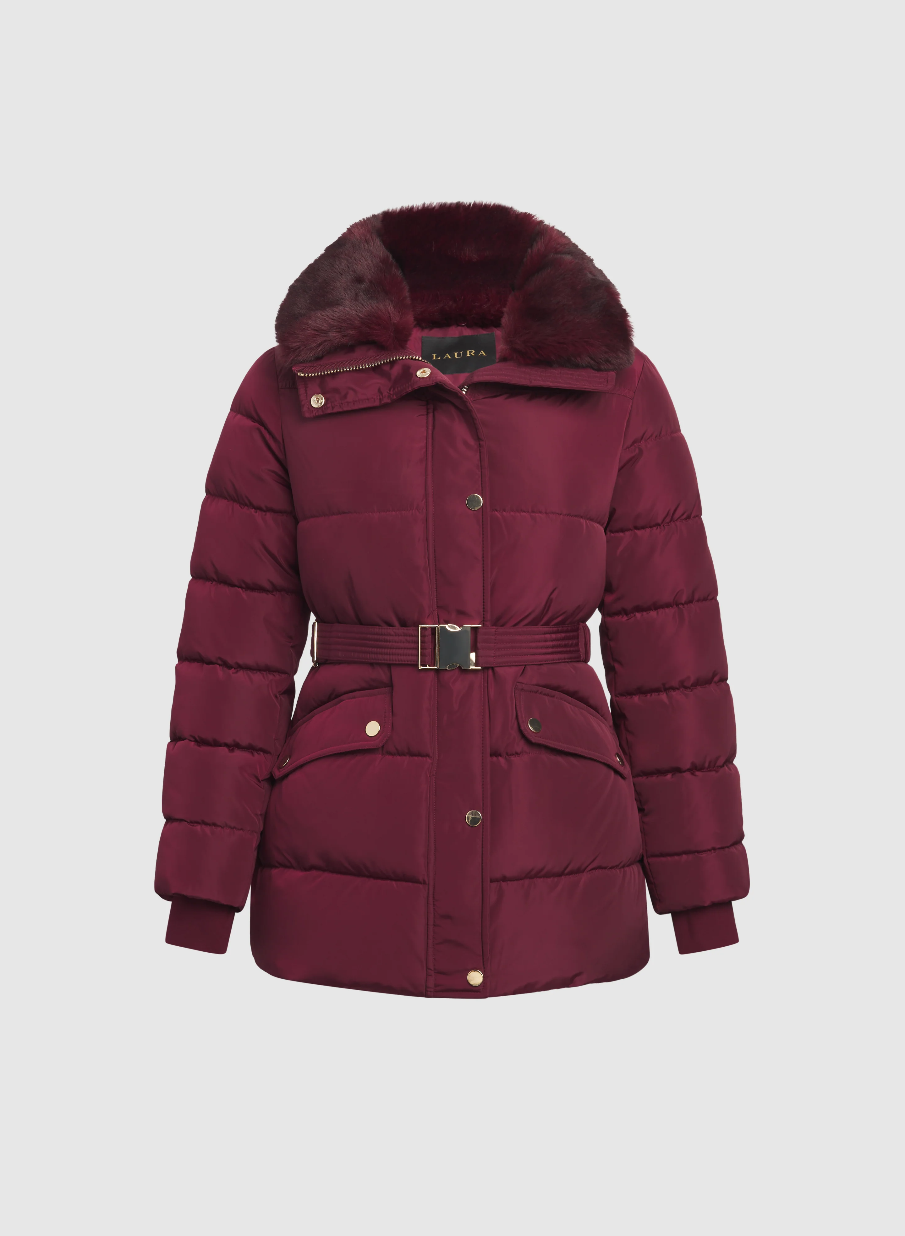Quilted Zip Coat - Image 7