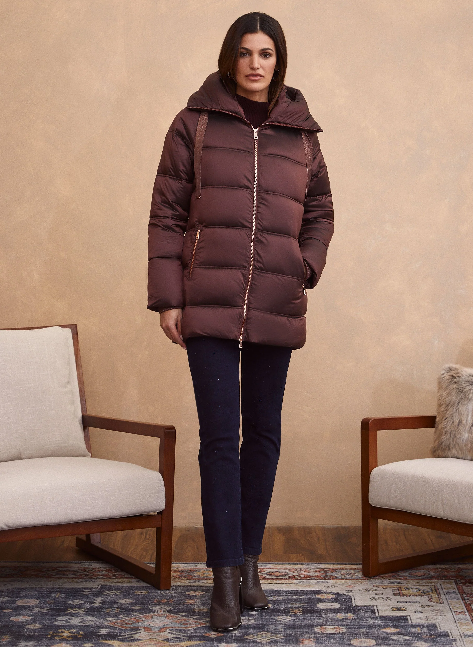 Recycled Vegan Down Coat - Image 2
