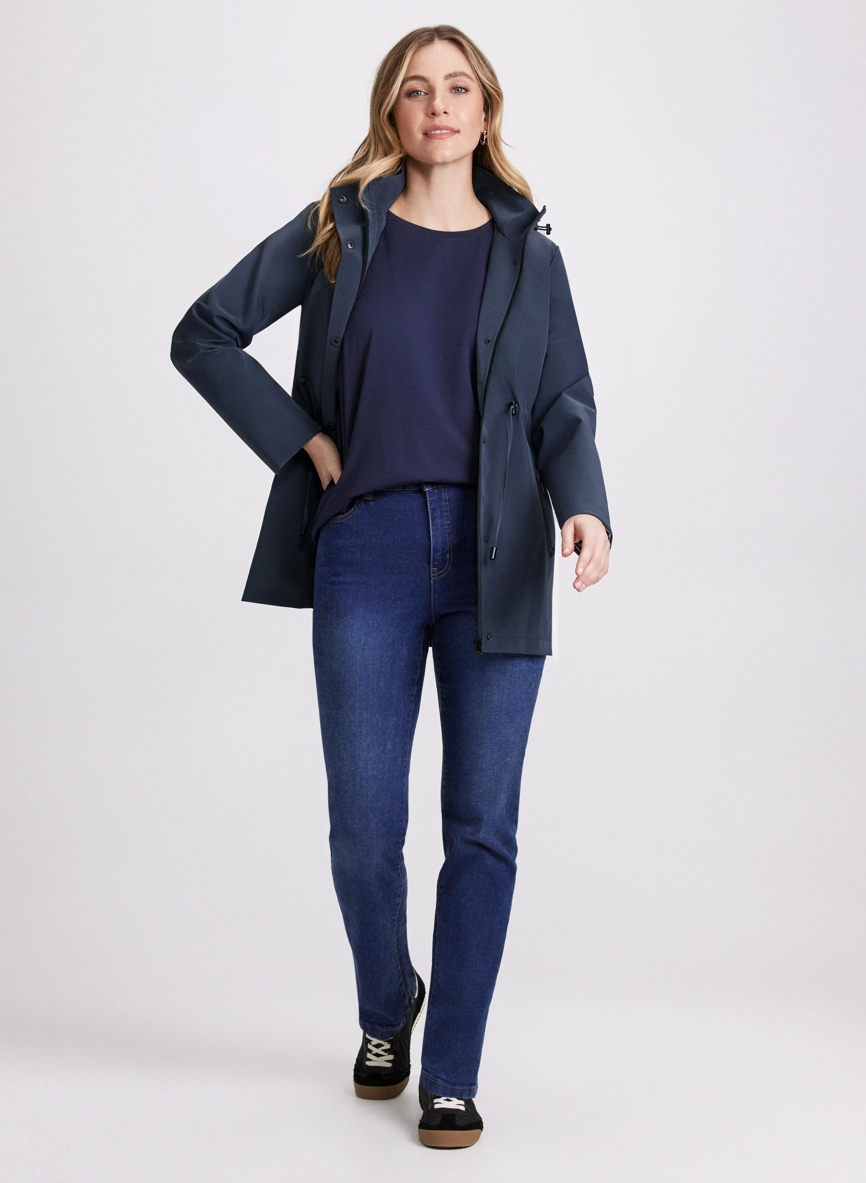 Removable Hood Rain Coat - Image 3