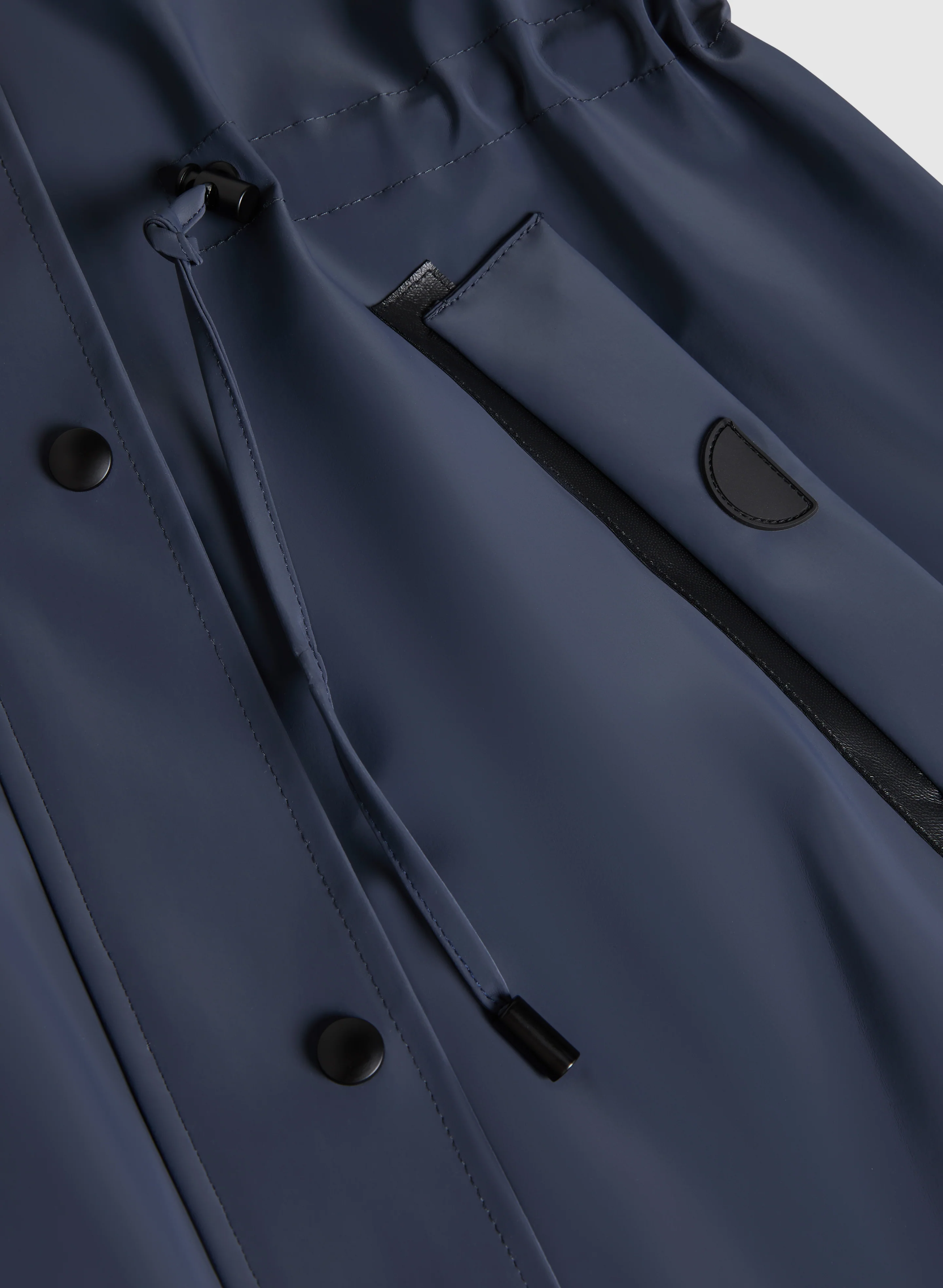 Removable Hood Rain Coat - Image 7