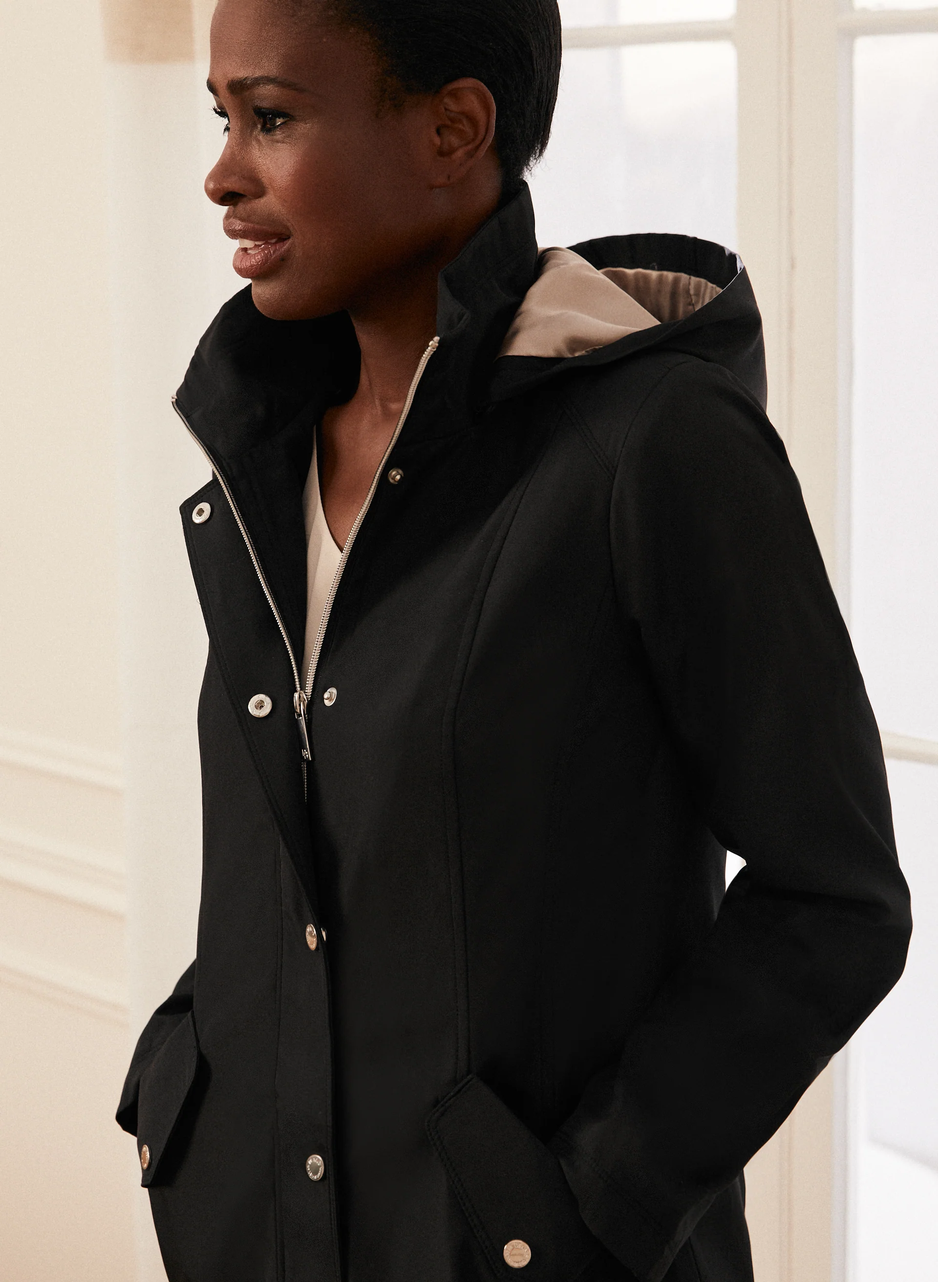 Removable Hood Raincoat - Image 4