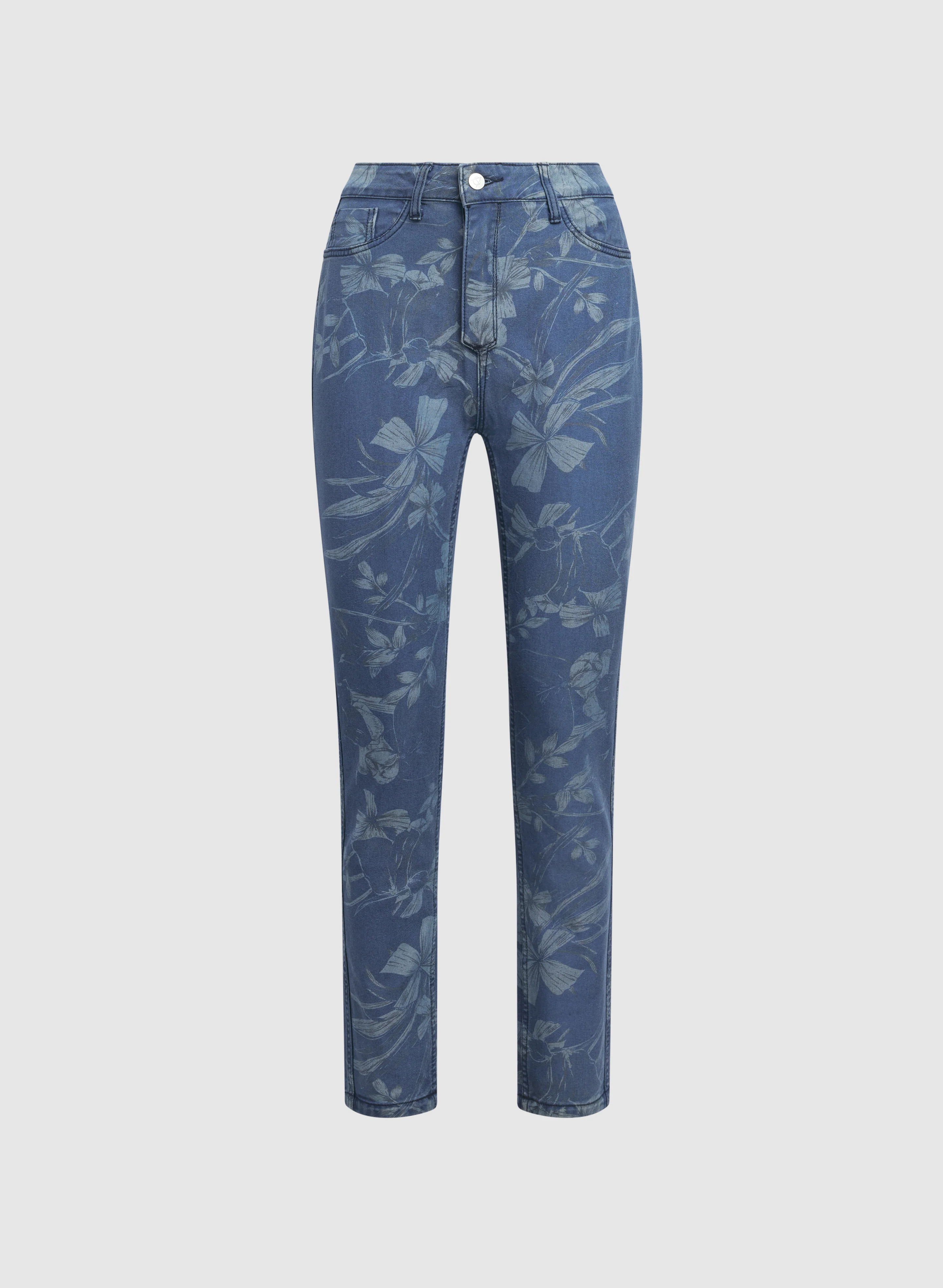 Reversible Floral Jeans - Image 6