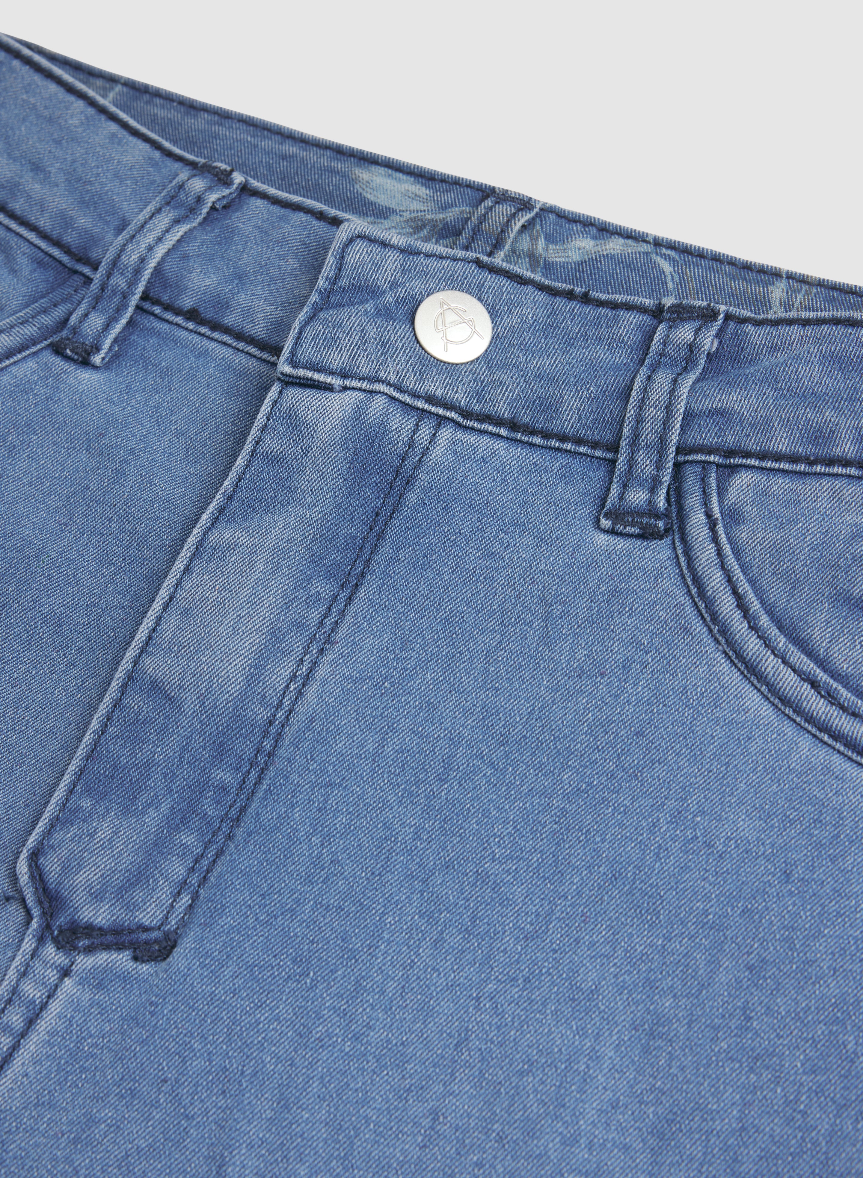Reversible Floral Jeans - Image 7