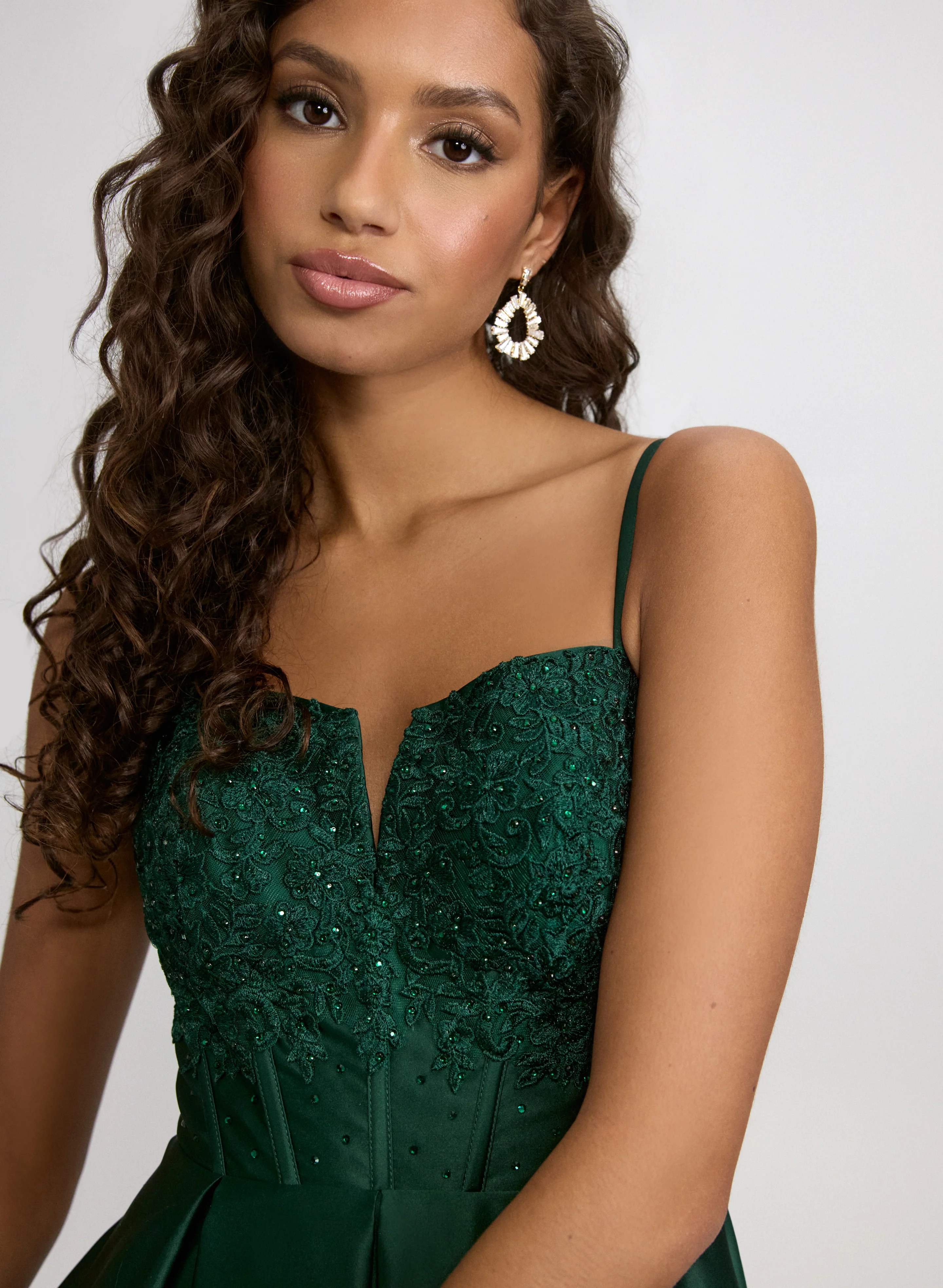 Rhinestone Corset Gown - Image 3