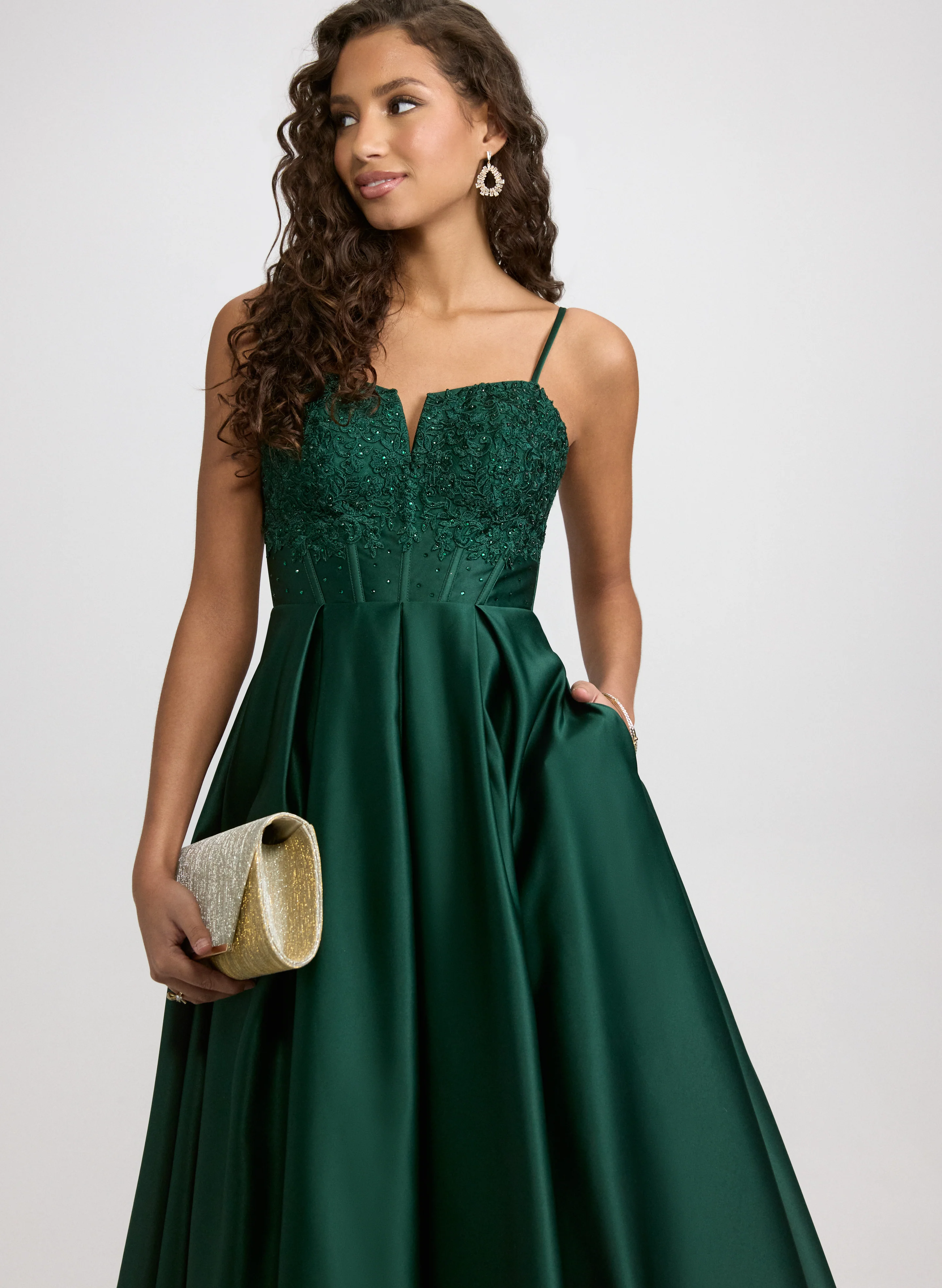 Rhinestone Corset Gown - Image 5