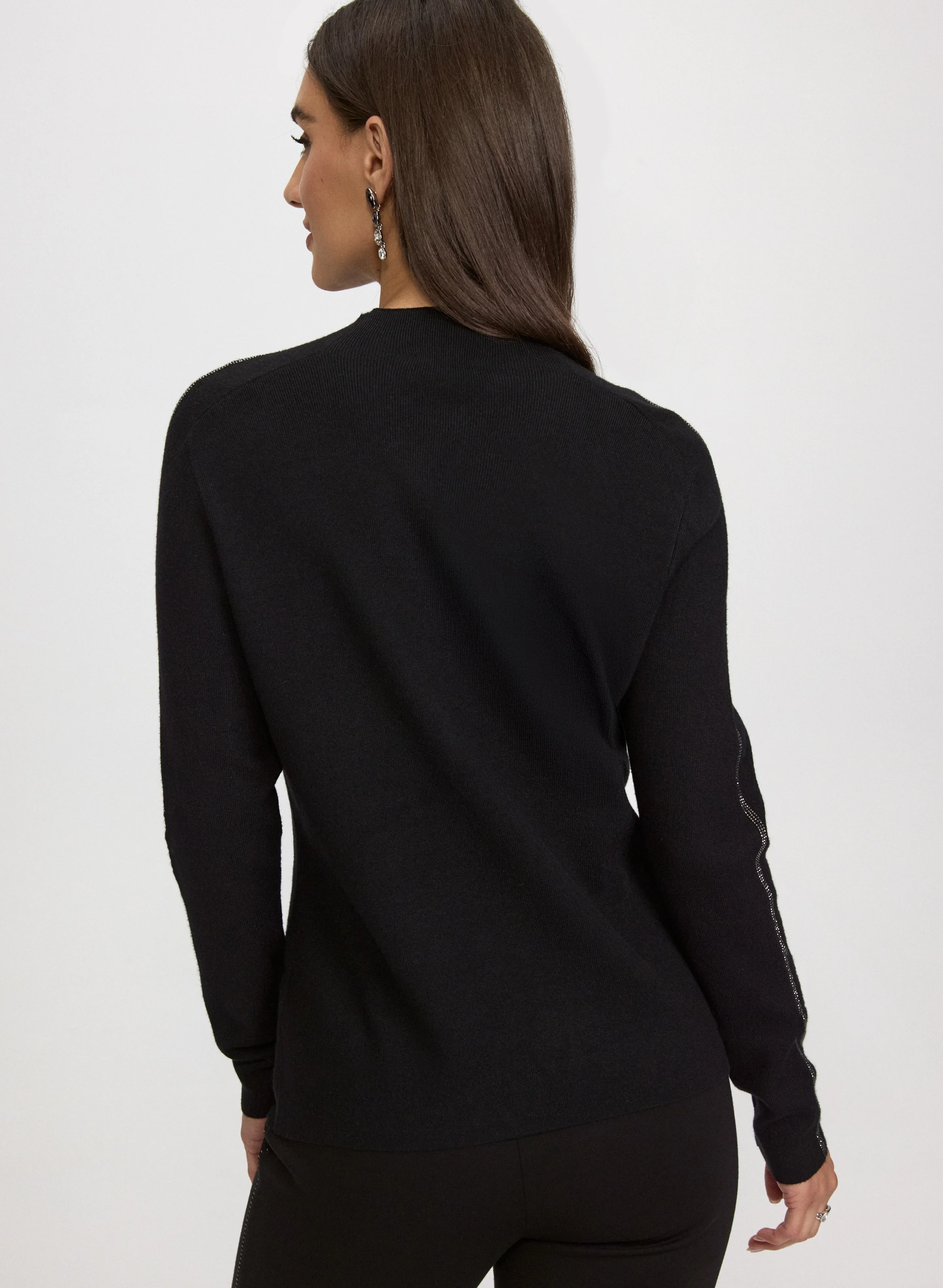 Rhinestone Detail Sweater - Image 4